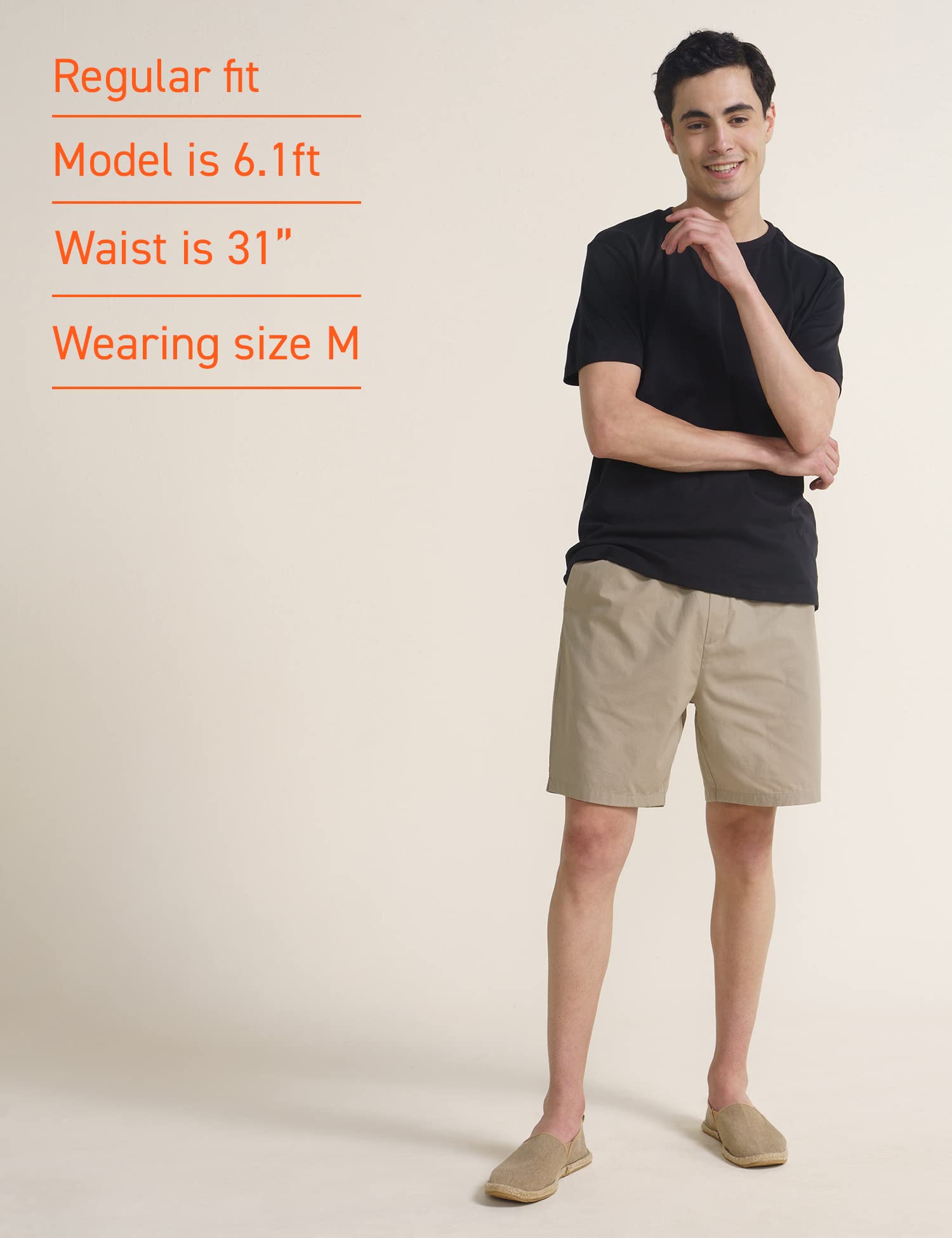 Hommie Men's Cotton Lounge Shorts - Beige - Image 3