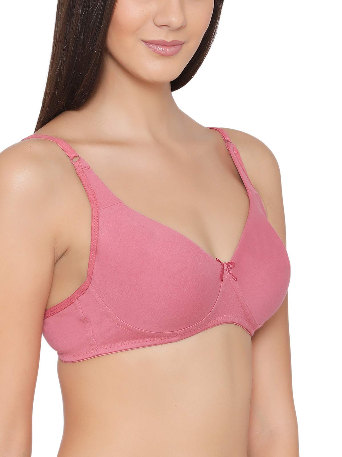 Clovia Women's Full Cup Bra - Pink - Image 3