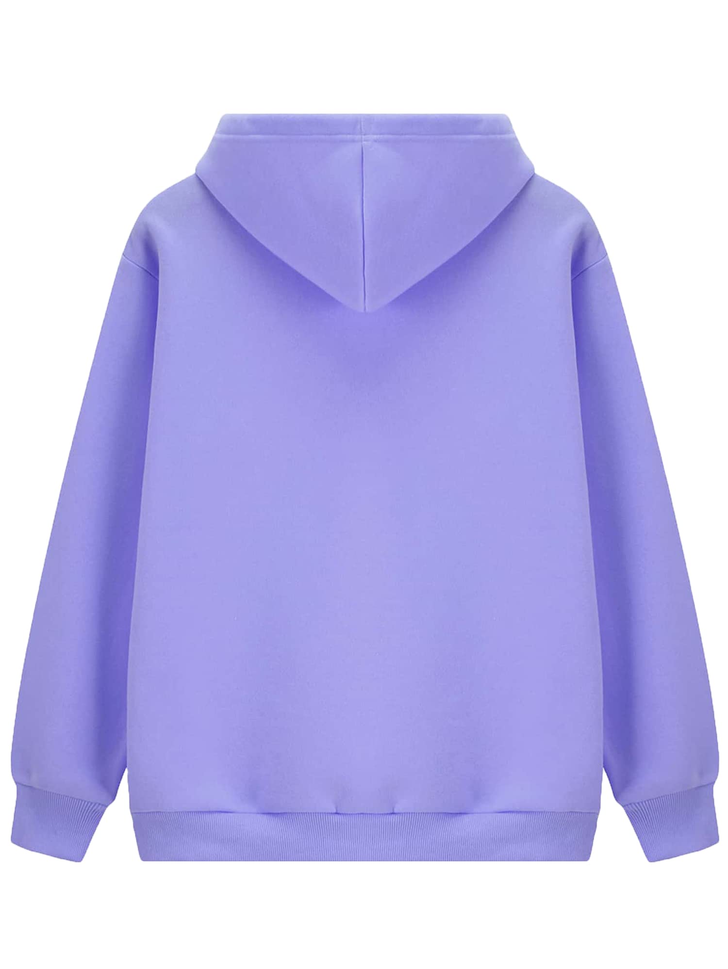 TOPLOT Women Wool Blend Hoodie - Purple - Image 2
