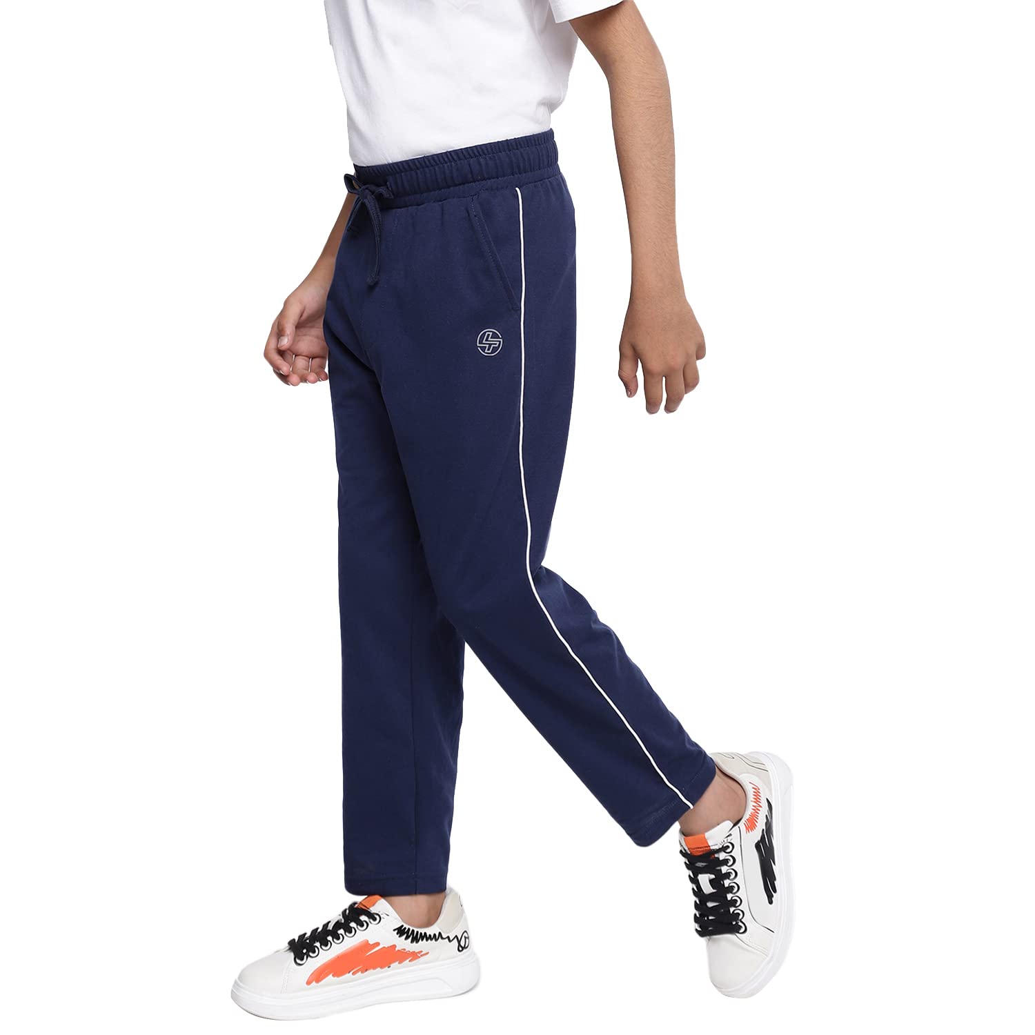 Lil Tomatoes Boys Cotton Trackpant - Navy
