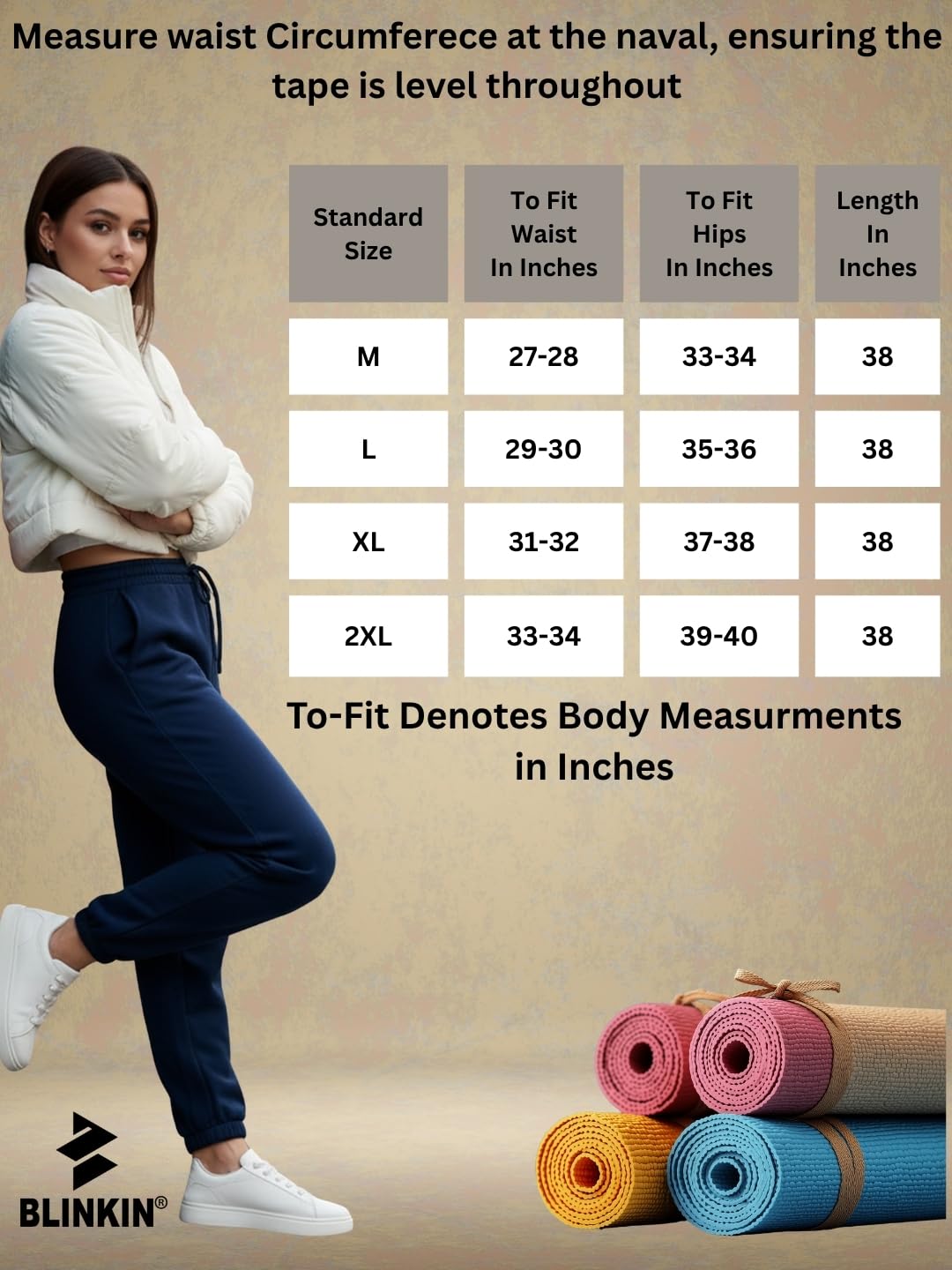 BLINKIN Women's Track Pants - Black - Image 3