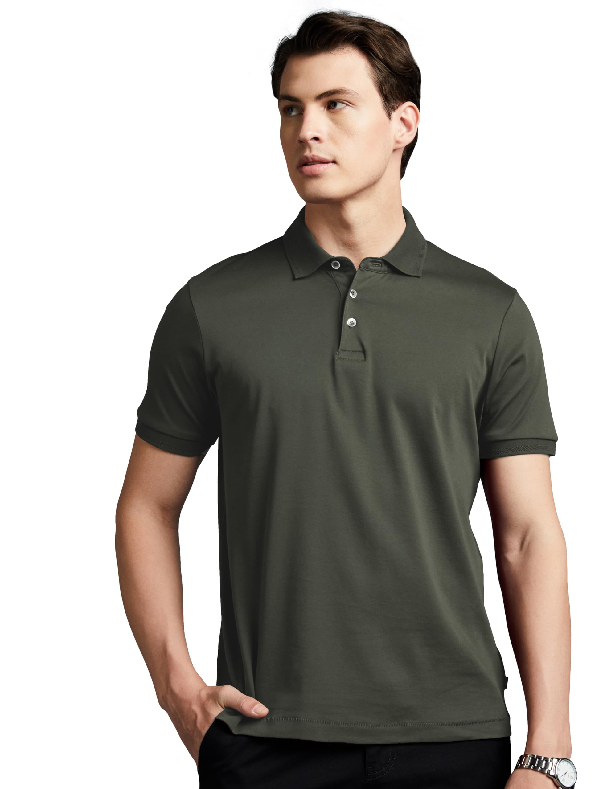 Symbol Men Classic Polo T-Shirt - Battle Green