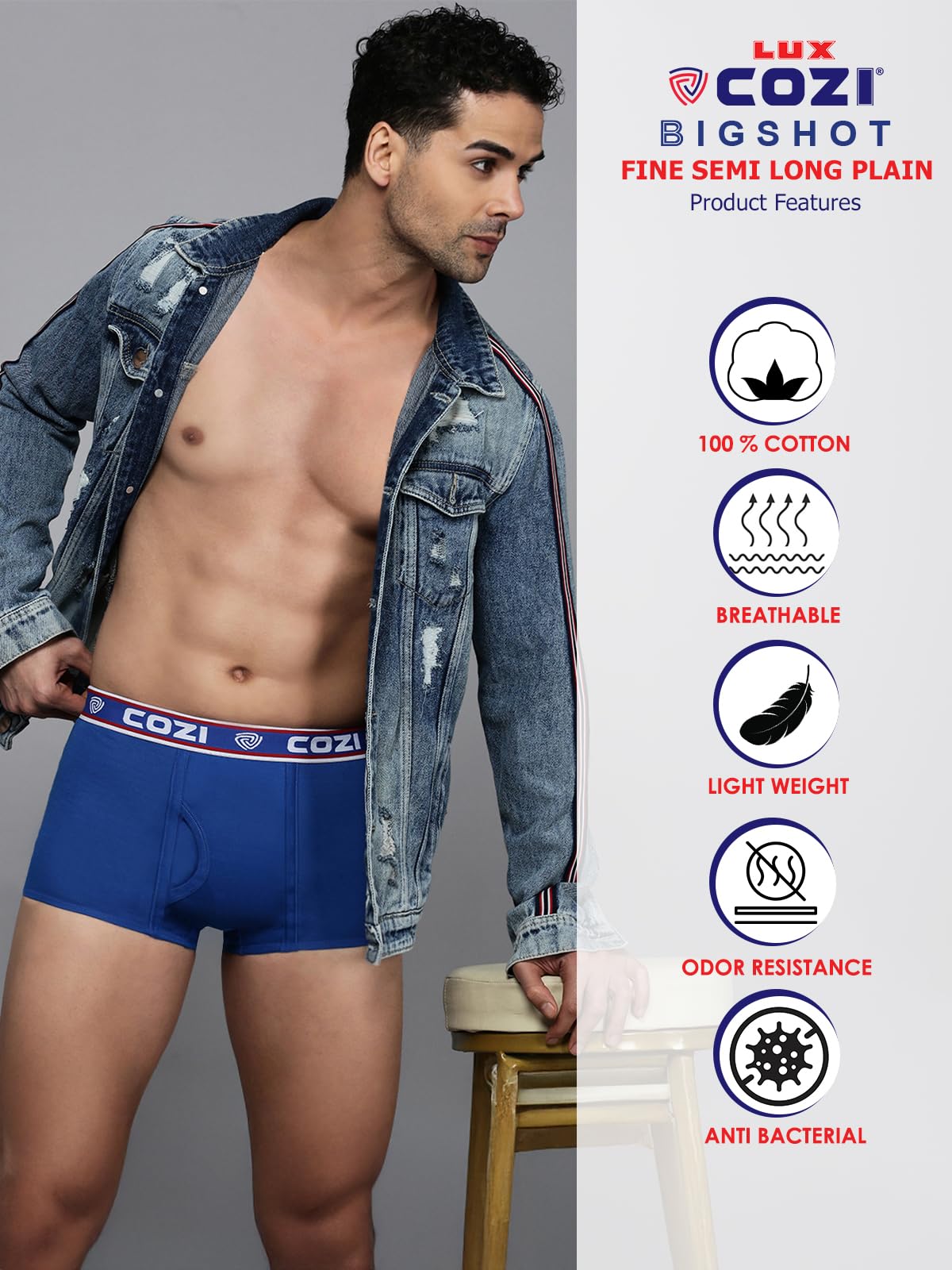 Lux Cozi Men Cotton Boxers - Image 4