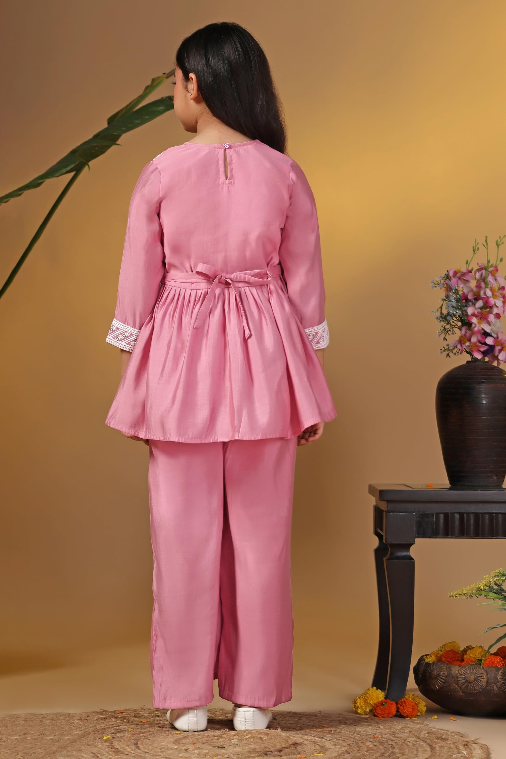 Silk Blend Salwar Suit for Girls - Image 2