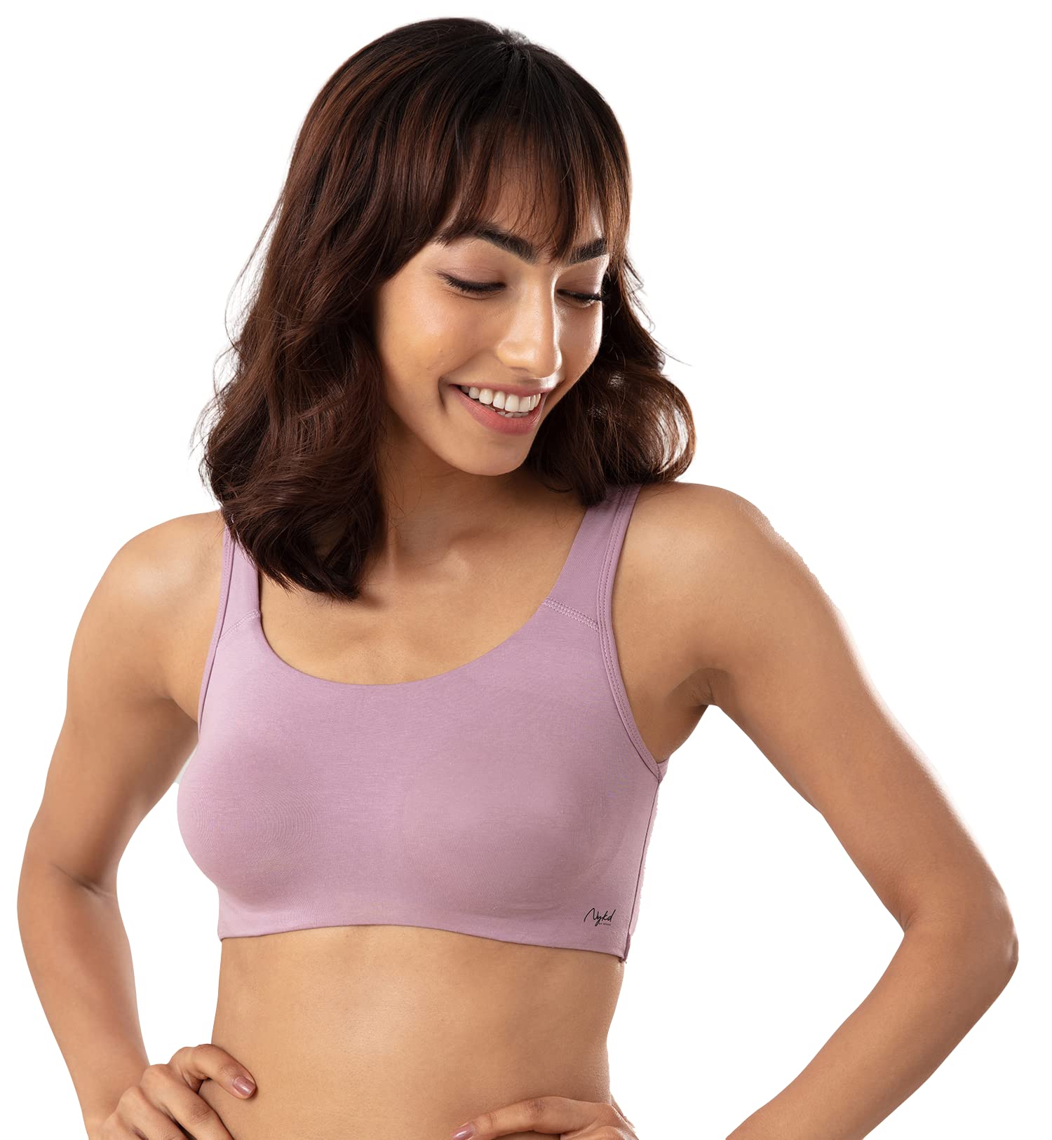 NYKD Lavender Full Coverage Bra for Women
