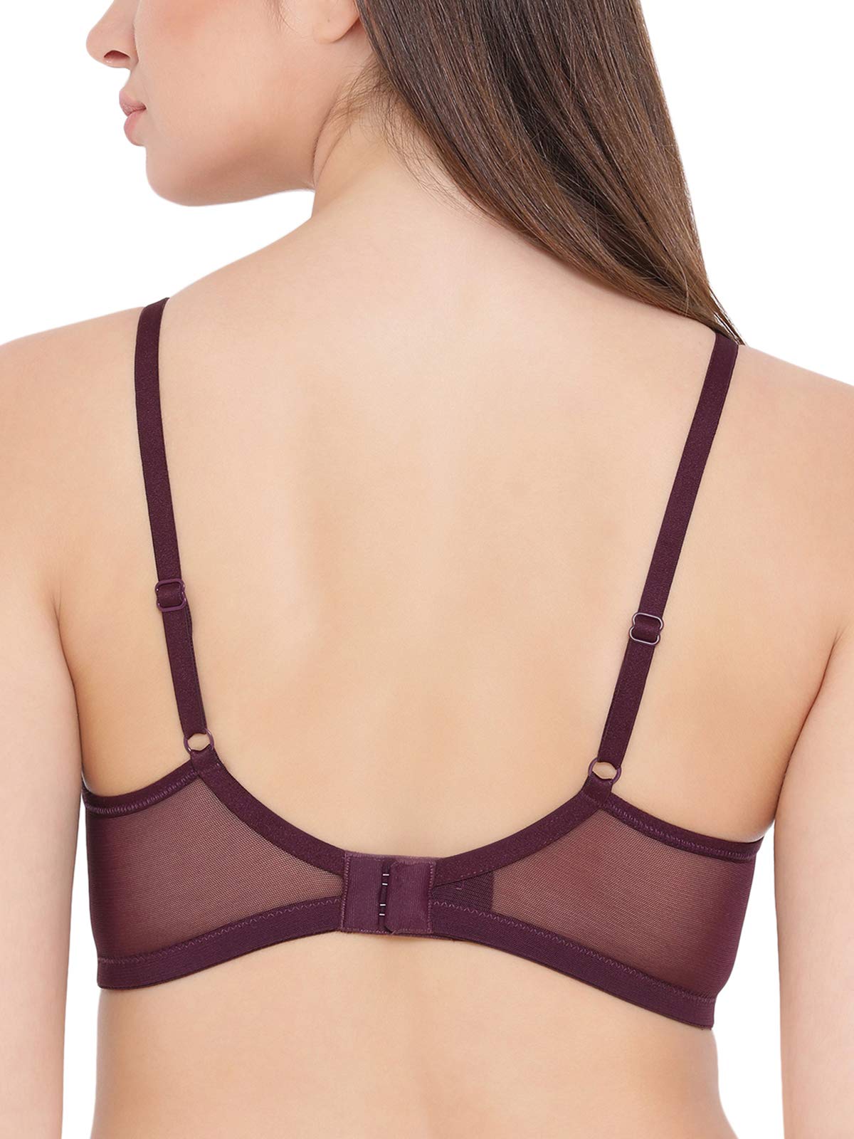 Clovia Women's Wire Free T-Shirt Bra - Dark Purple - Image 2