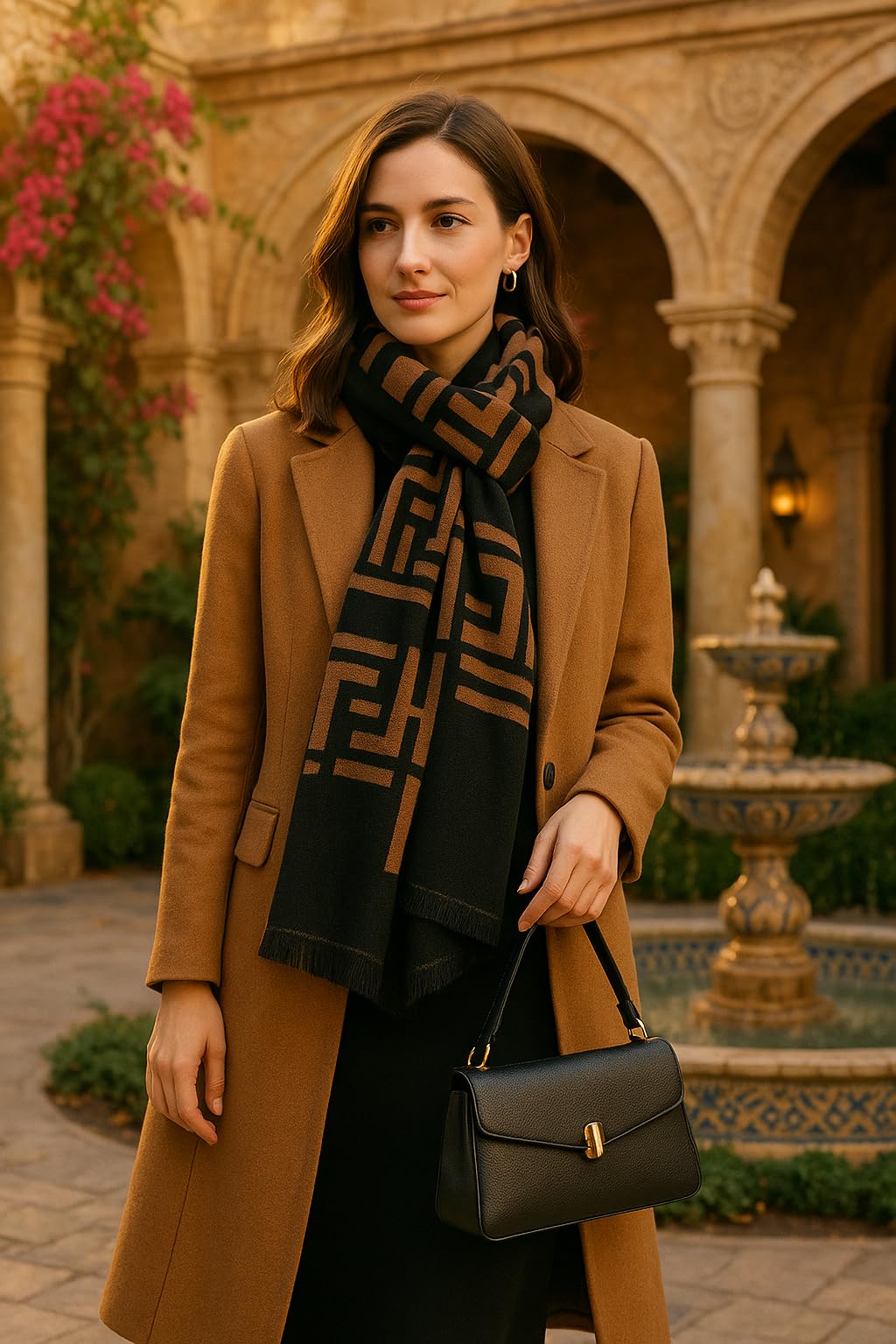 HSR Cashmere Scarf for Women - Image 2