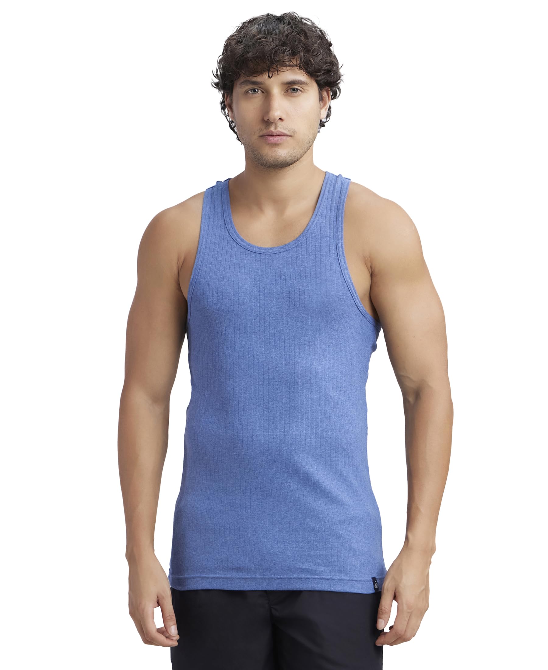 Jockey Men's Denim Melange Contour Vest