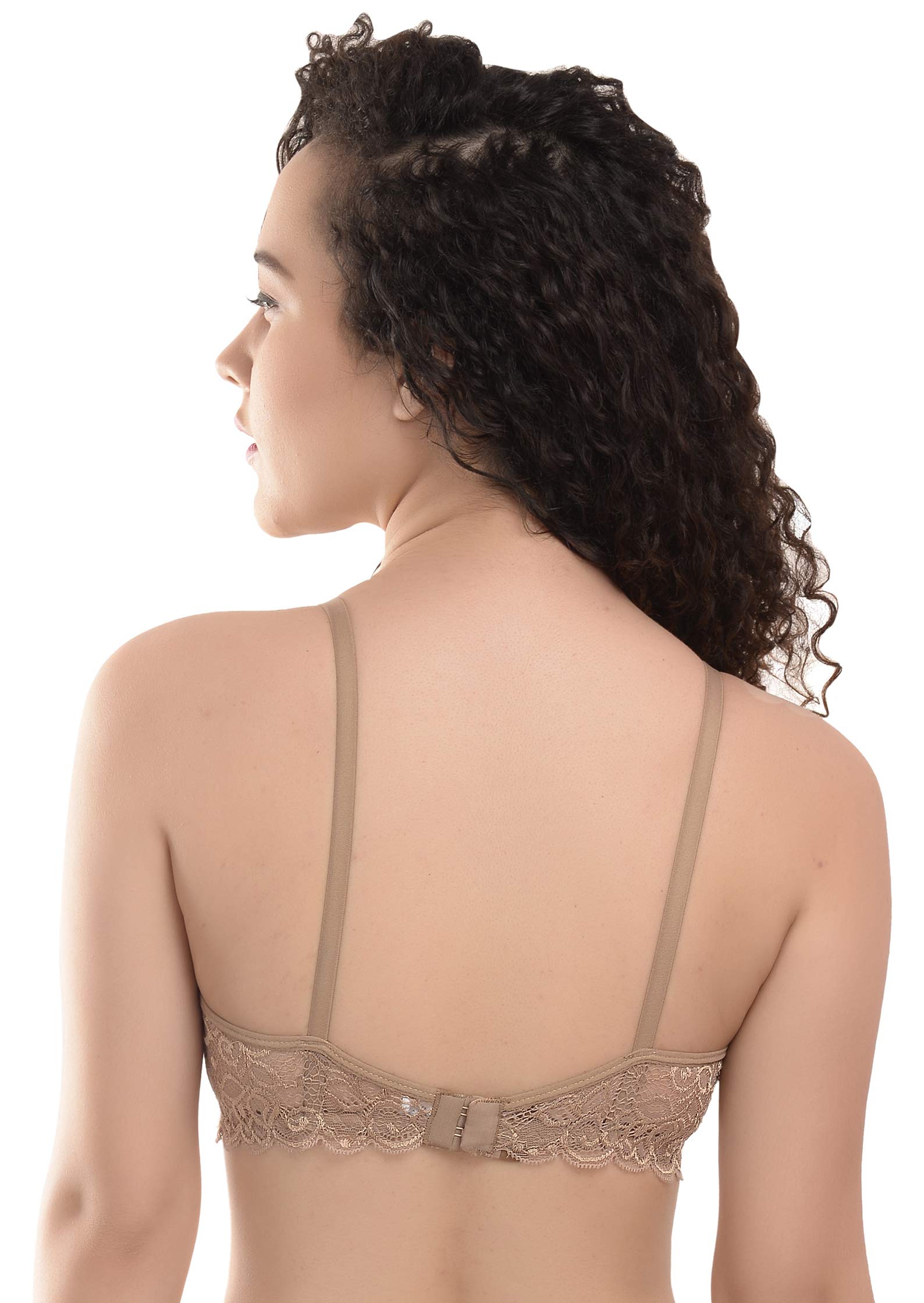 MiEstilo Women's Cotton Blend Wirefree Bralette Bra - Image 4