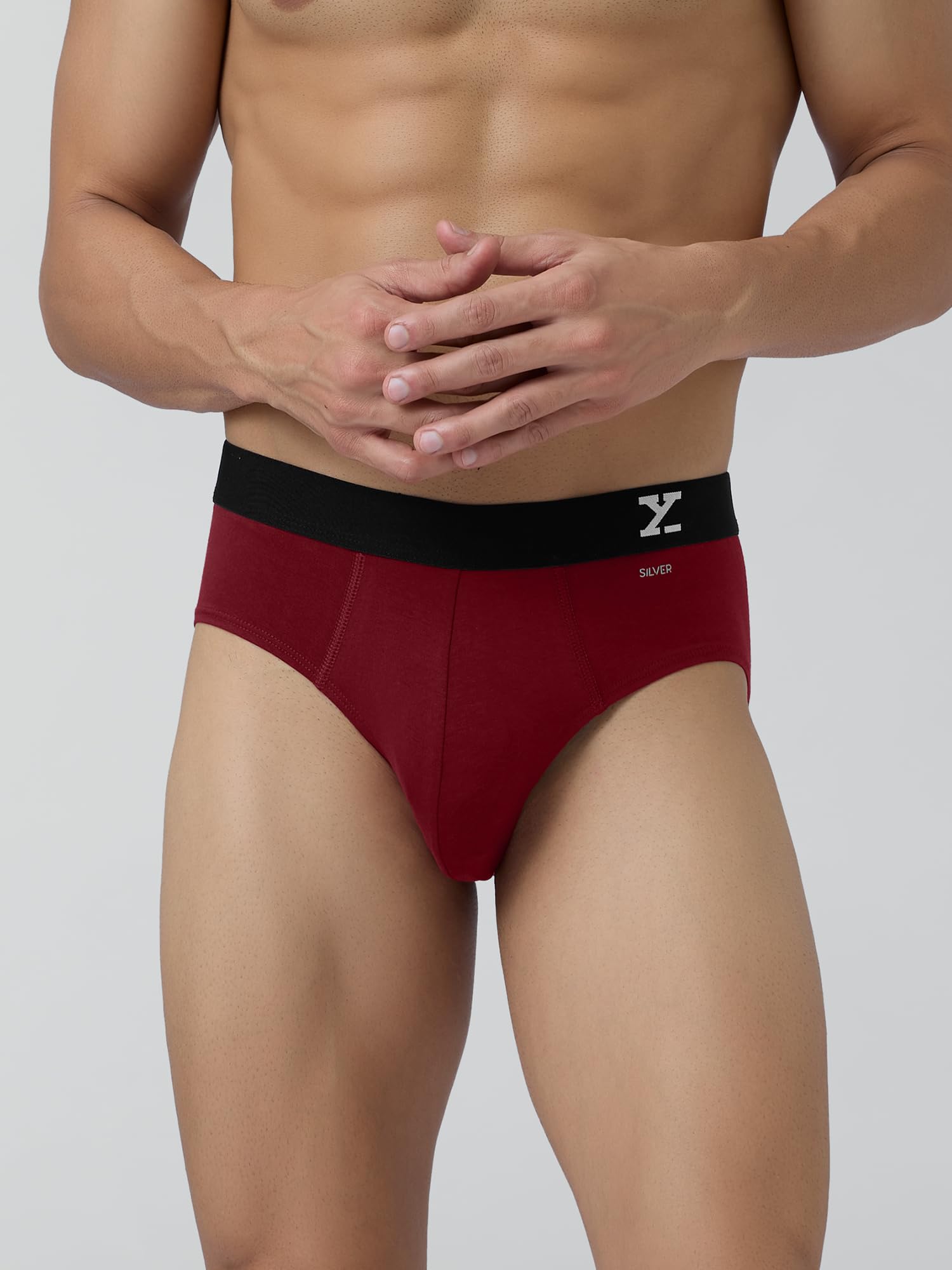 XYXX Men's Aero Briefs - Black Dark Maroon - Image 2