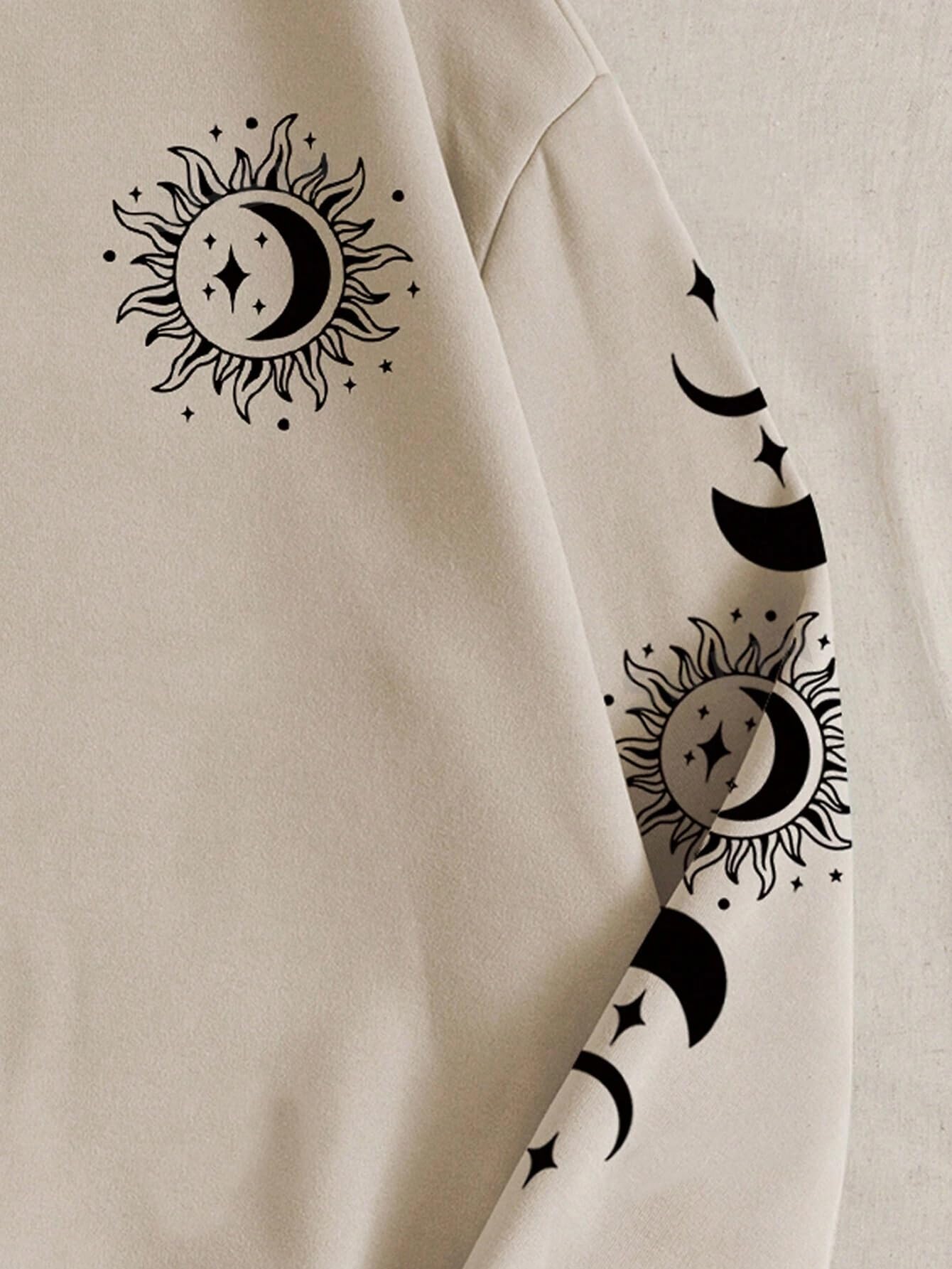 TAGAS Women's Fleece Sweatshirt - Beige - Image 4