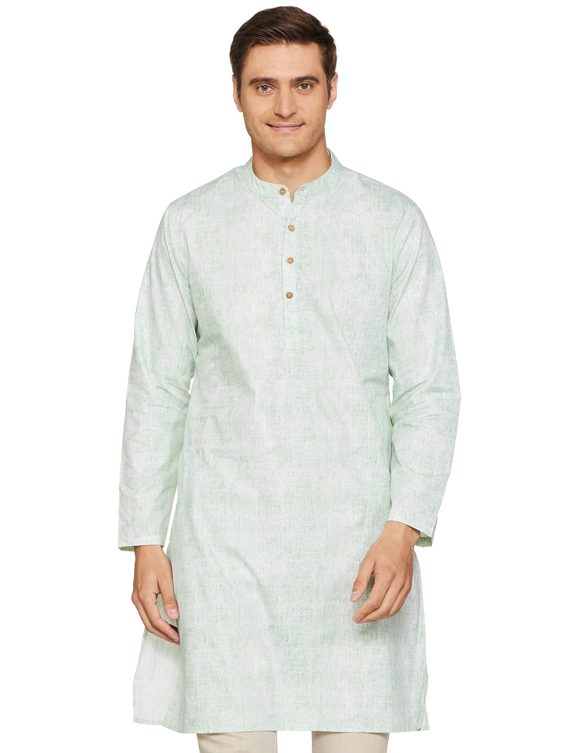 Amazon Men's Cotton Kurtas - Green