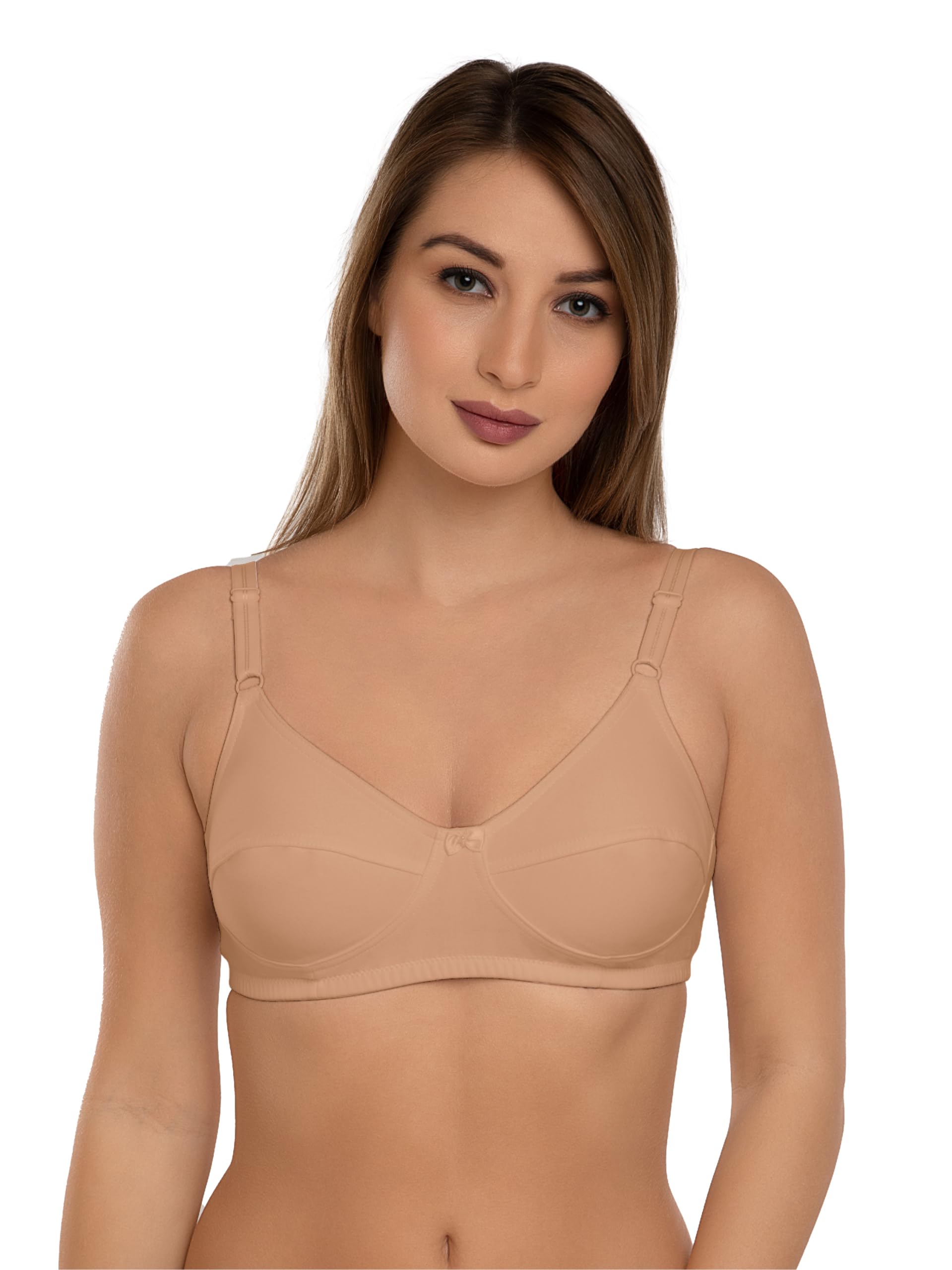 DAISY DEE Women's Cotton Non-Wired Bra - Carrot - Image 3