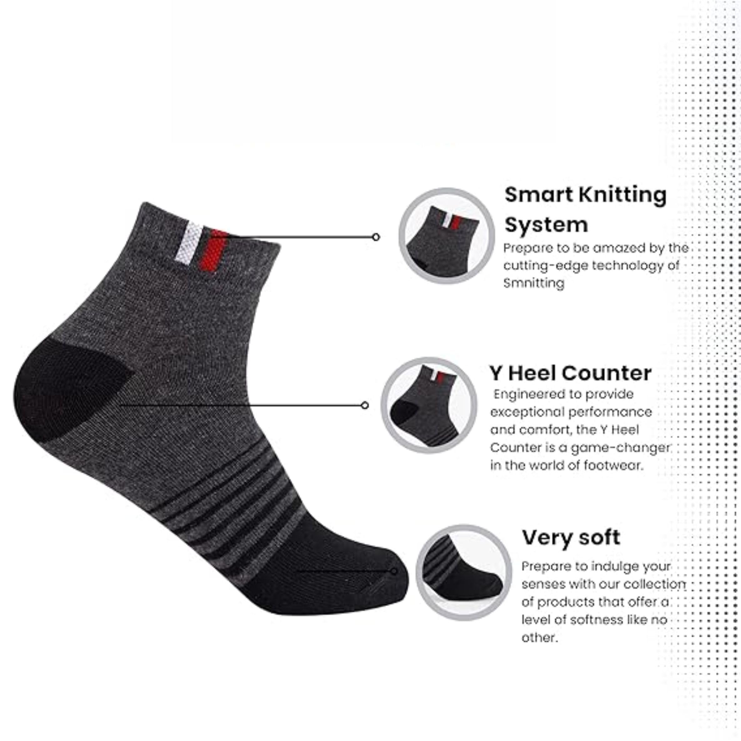 SJeware Polyester Ankle Socks for Men & Women - Multicolor - Image 3