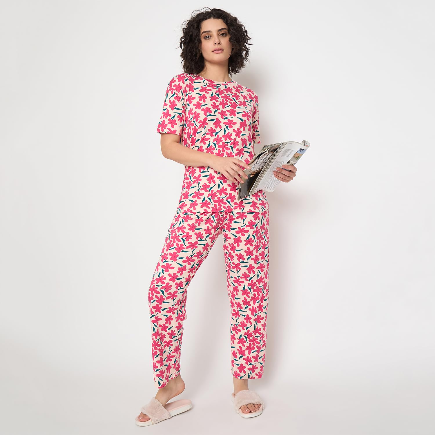 CAMEY Women's Printed Pyjama Set - Image 2