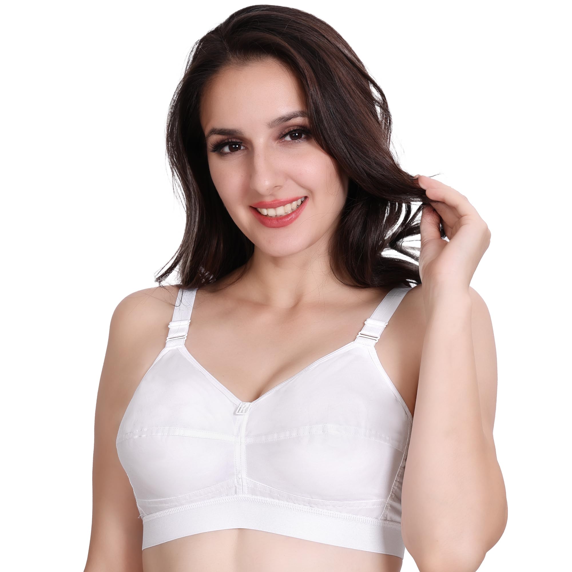 TRYLO Riza Cottonfit Bra - White