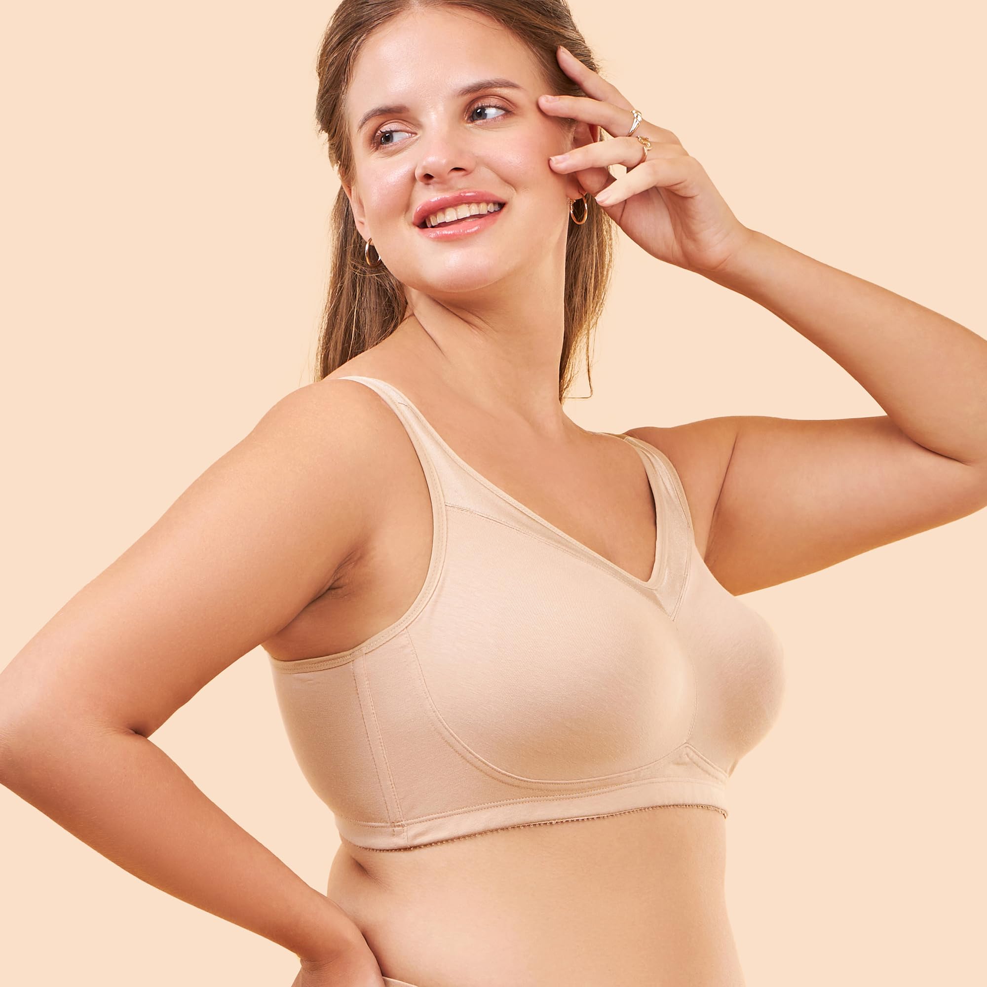 Enamor Paleskin Minimizer Bra for Women - Image 4