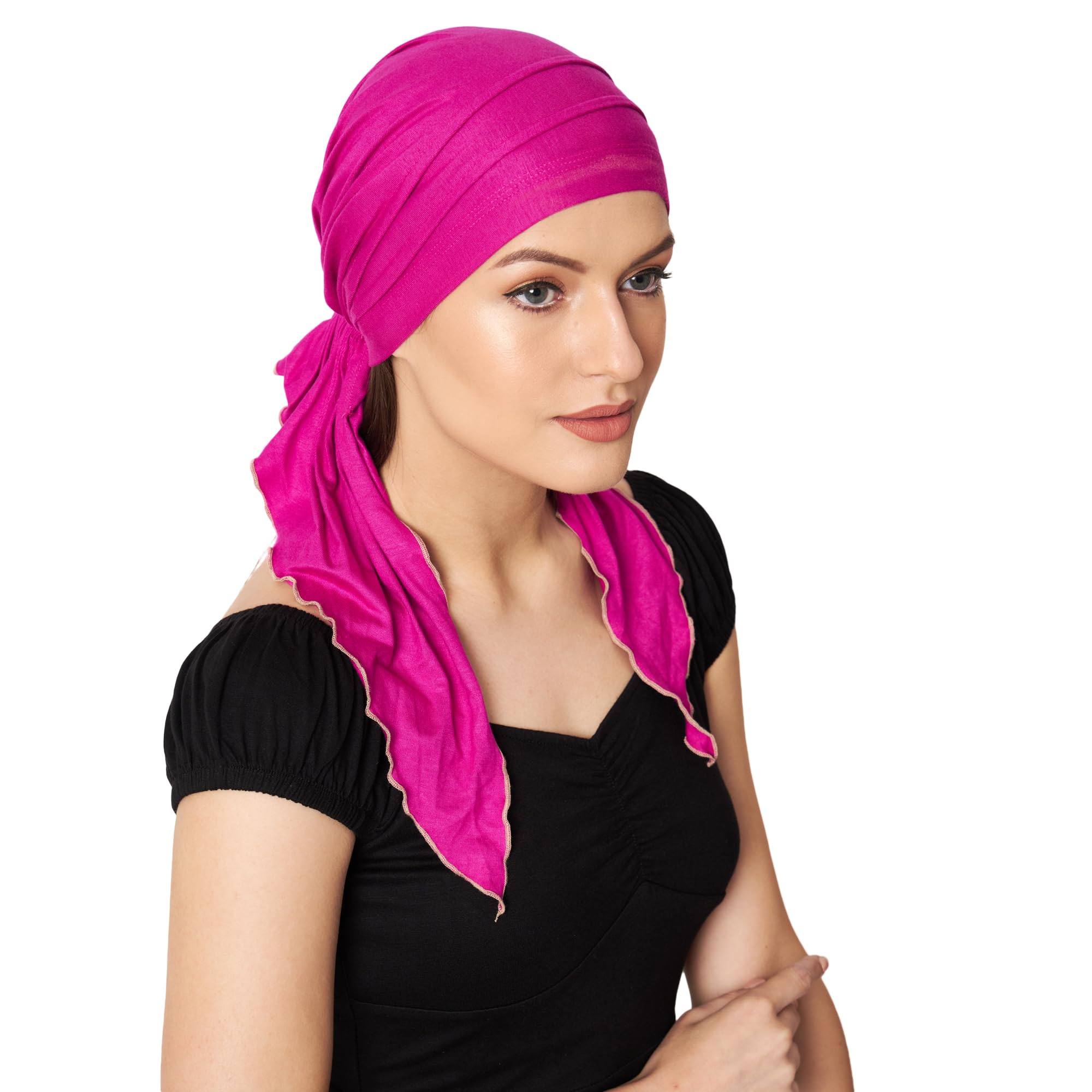 The Fashion Women Bamboo Pre Tie Scarf - Image 2