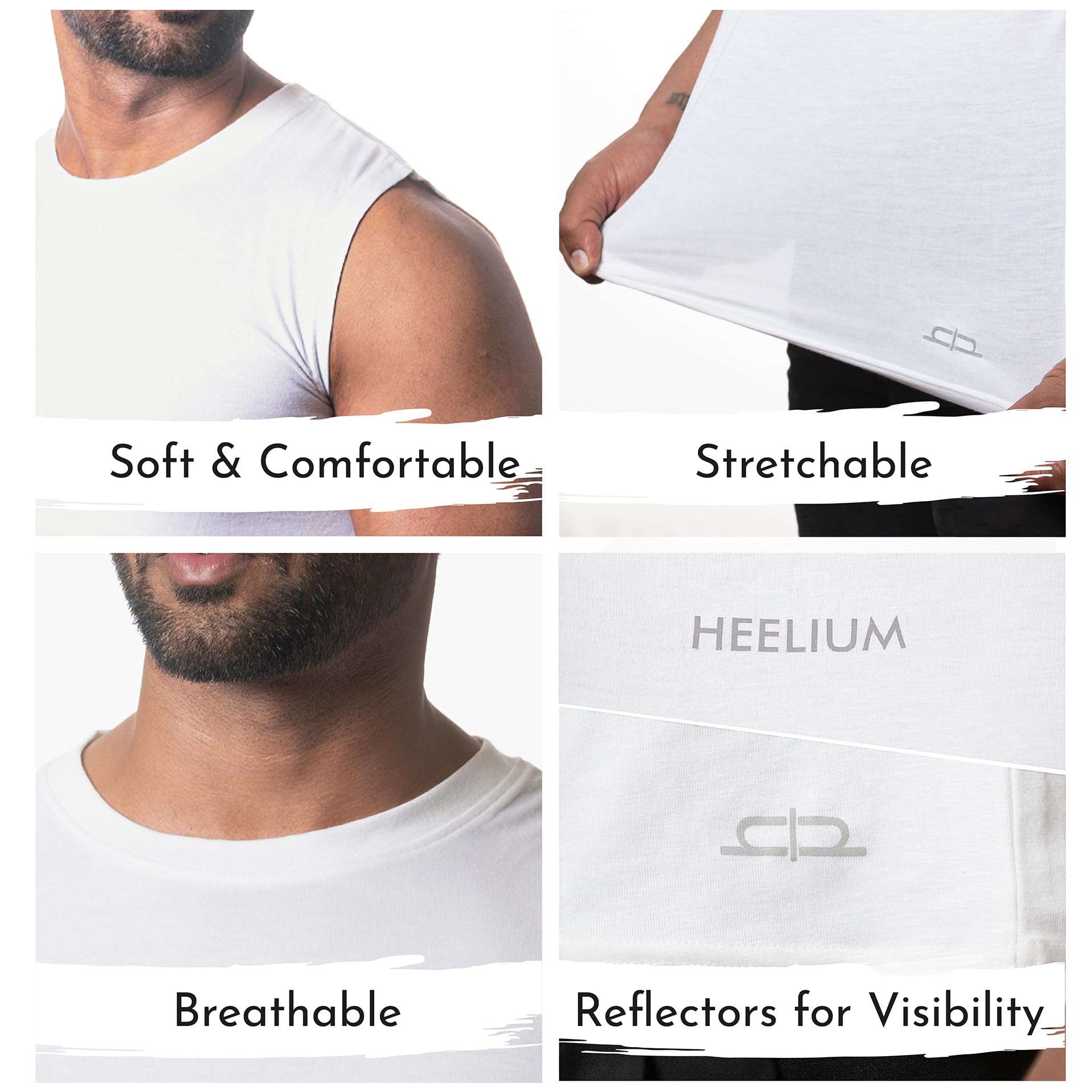 HEELIUM Bamboo Gym Vests for Men - Image 4