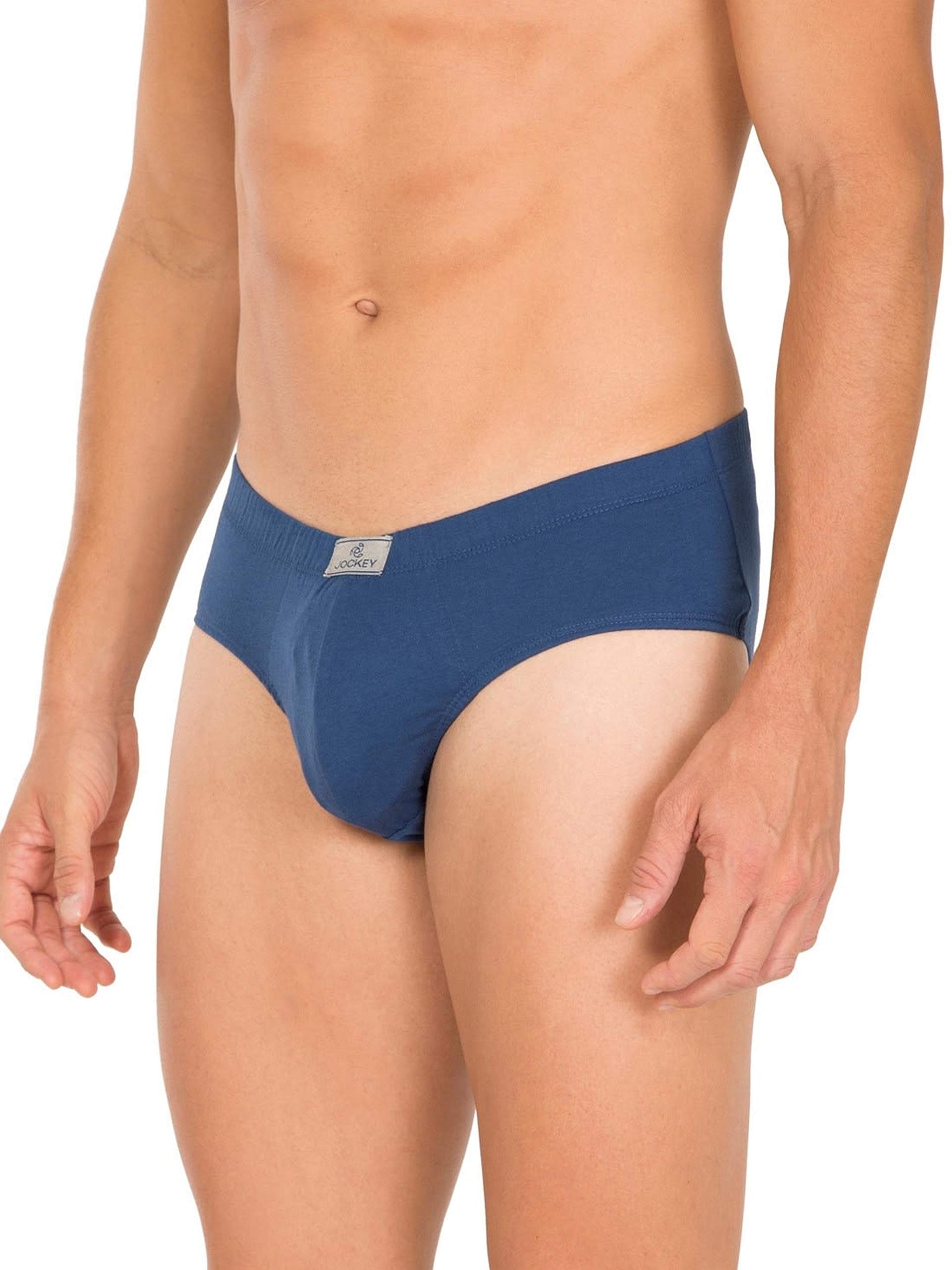 Jockey Men's Cotton Briefs - Mid Blue - Image 2