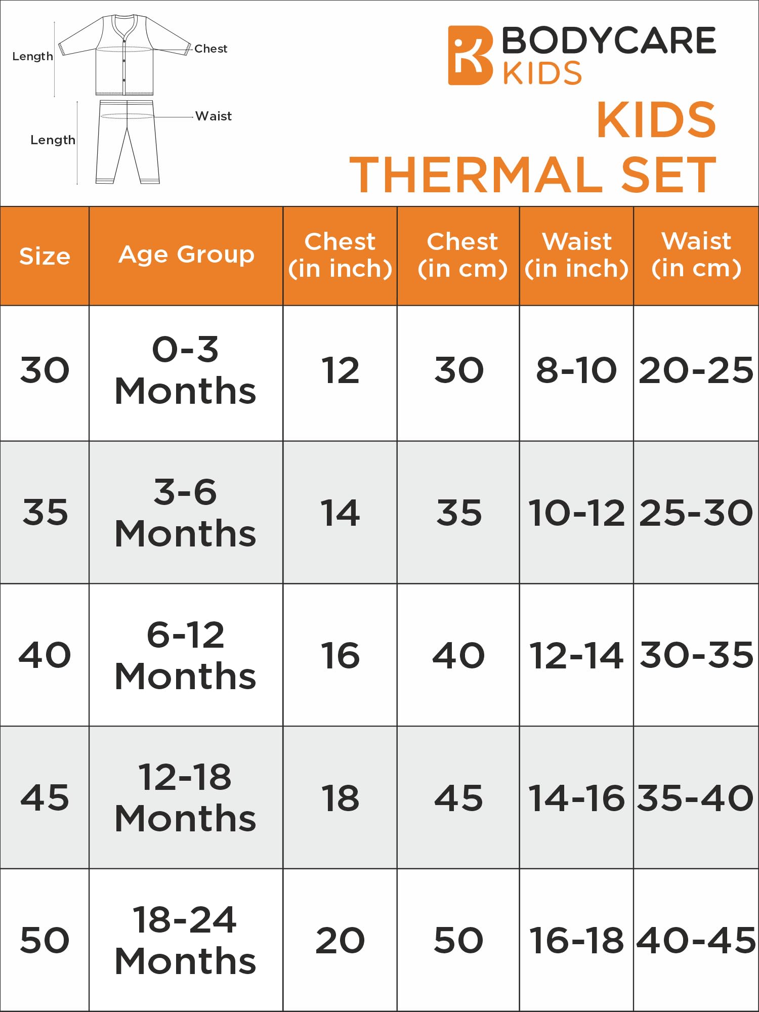 BODYCARE Unisex Thermal Set - Quilt Fabric Full Sleeves - Image 4