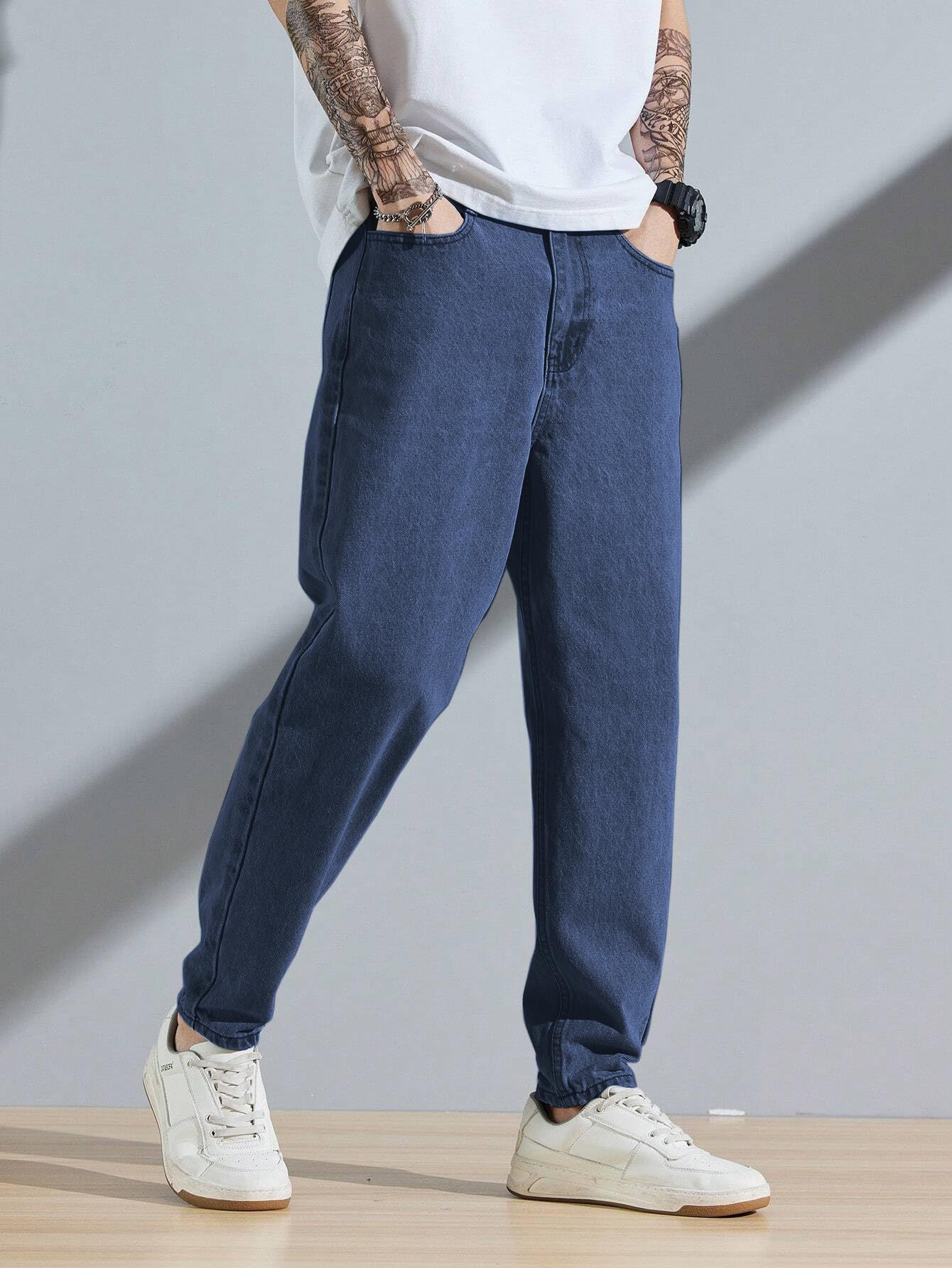 Tagas Men's Tapered Fit Jeans - High Rise Stretchable - Image 2