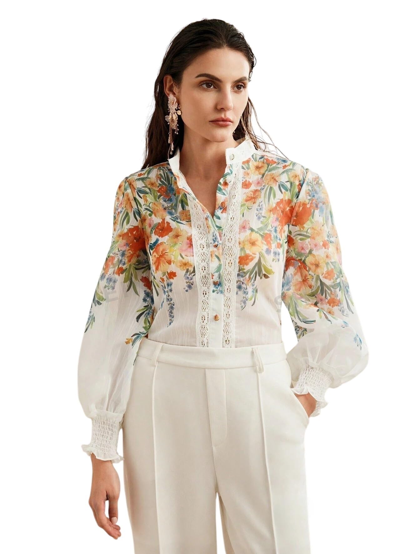 LITZO Women's Elegant Office Blouses