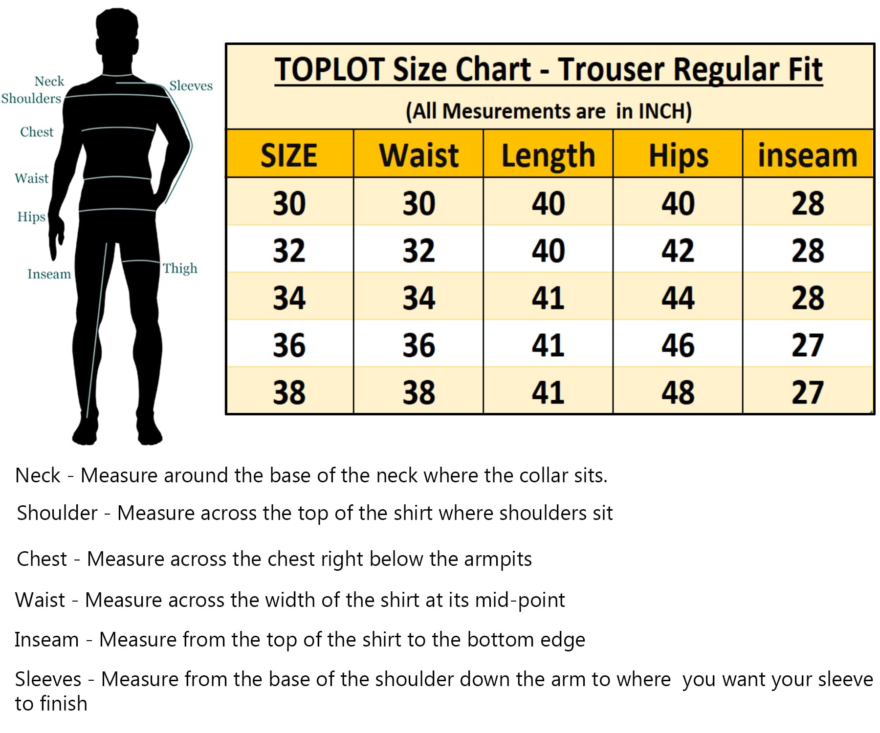 TOPLOT Men Casual Trouser - Gold - Image 5