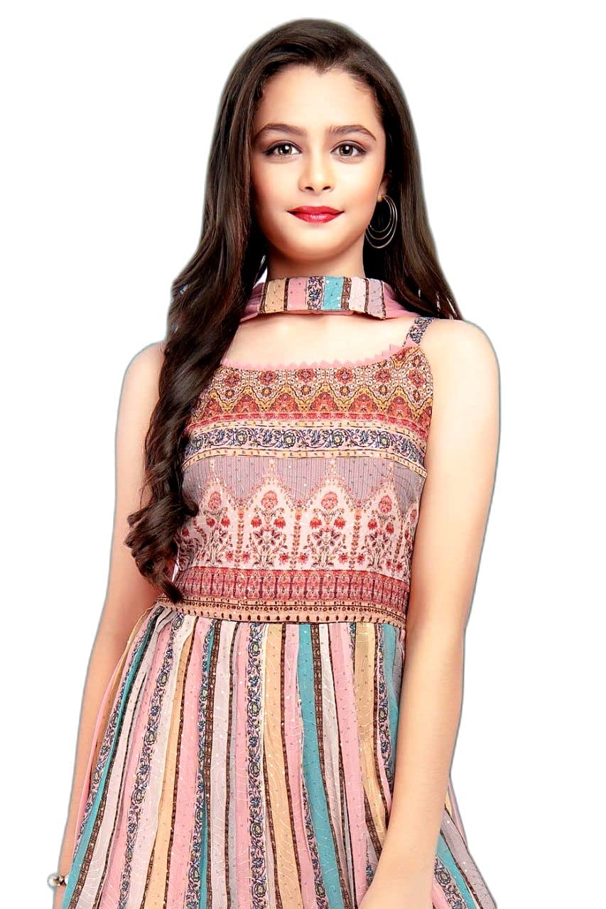 GarbGlide White Kids Sharara Suit - Image 2