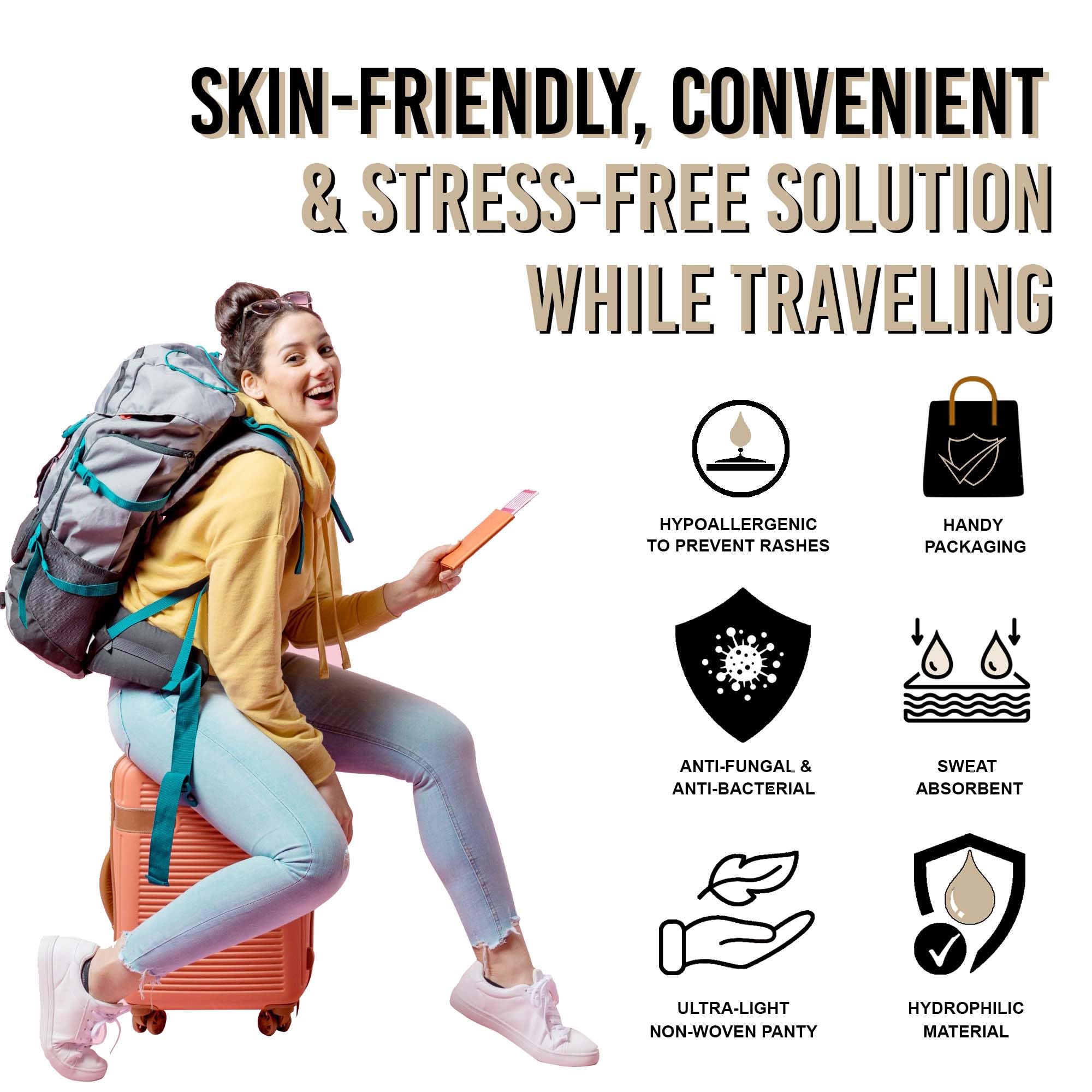 Trawee Women's Disposable Panty - Anti Fungal & Anti Bacteria - Image 5