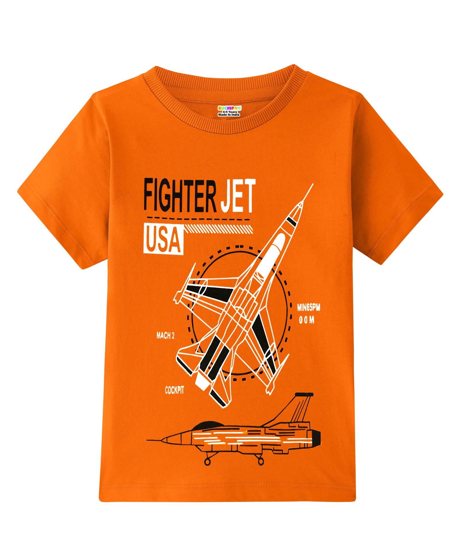 Kuchipoo Boys Cotton T-Shirts - Multi-Colored - Image 3