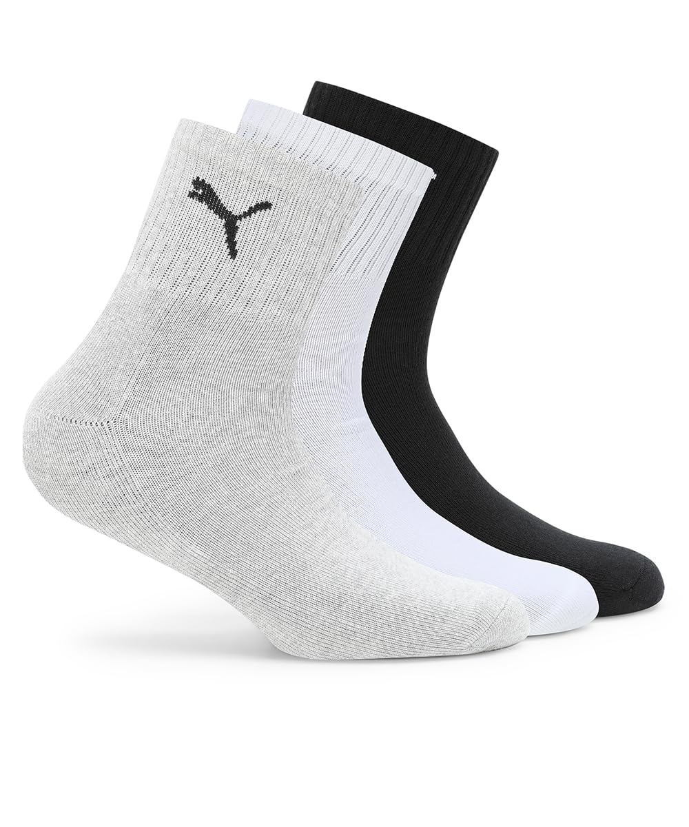 Puma Unisex Cotton Quarter Length Socks