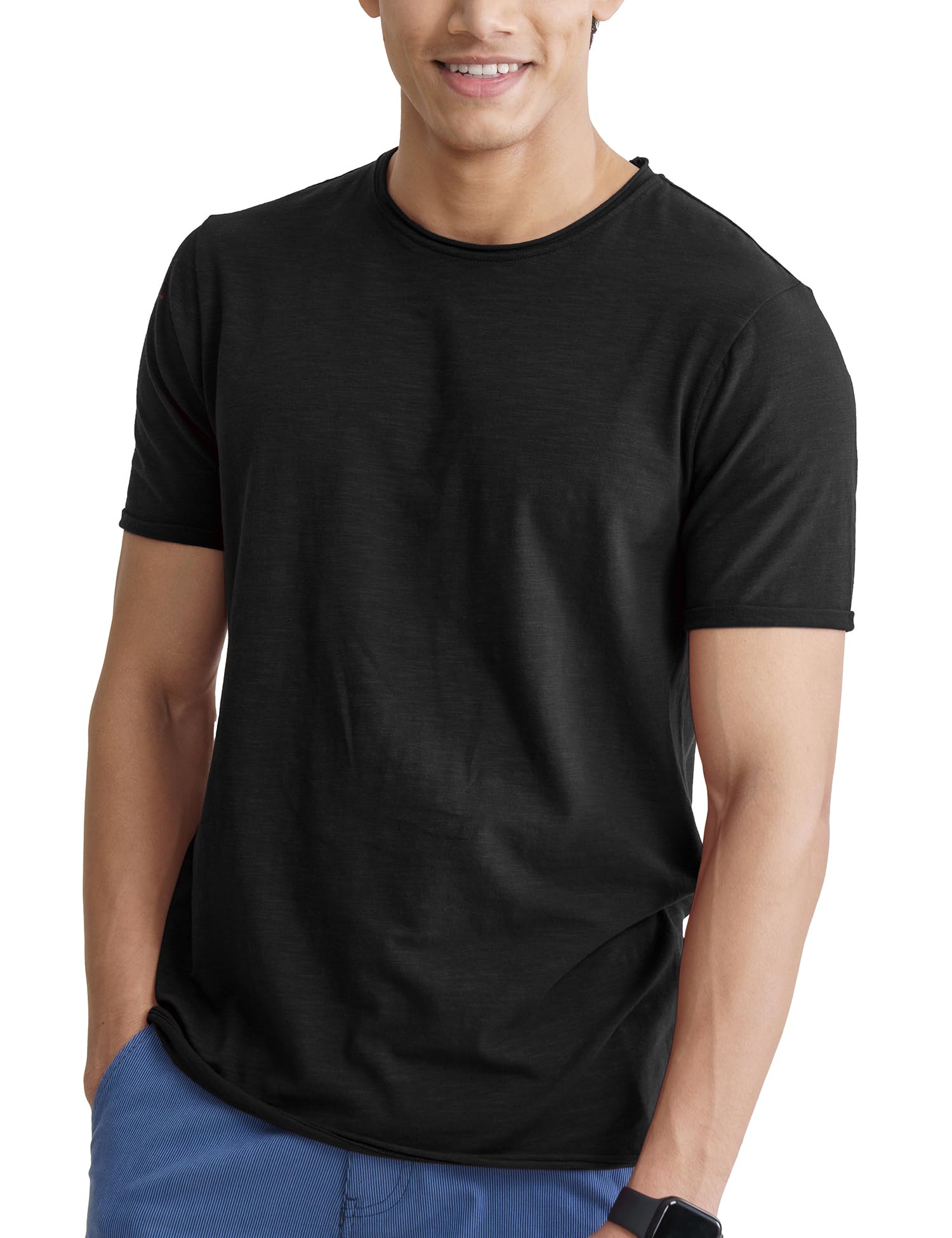 DAMENSCH Crew T-Shirt for Men - Black