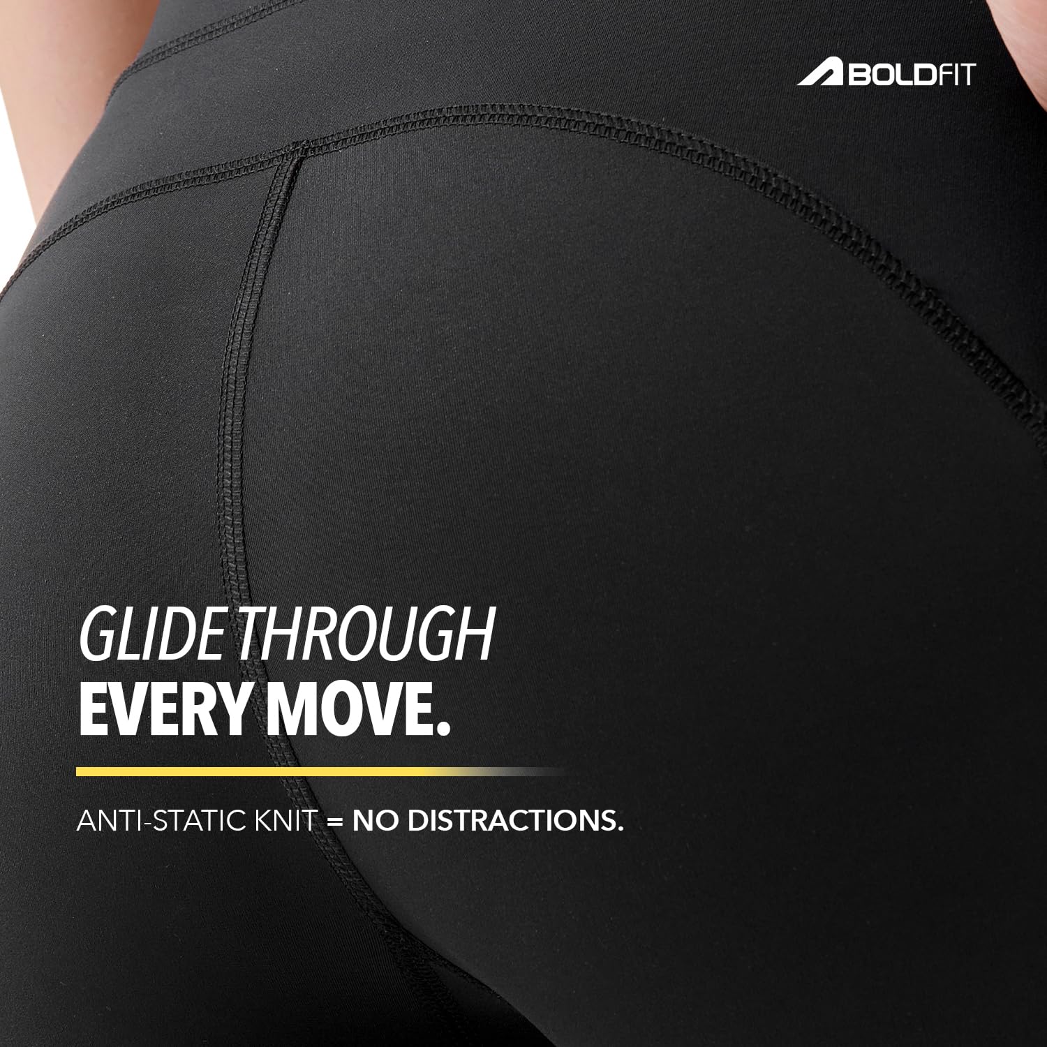 Boldfit Women's Leggings - Black - Image 5