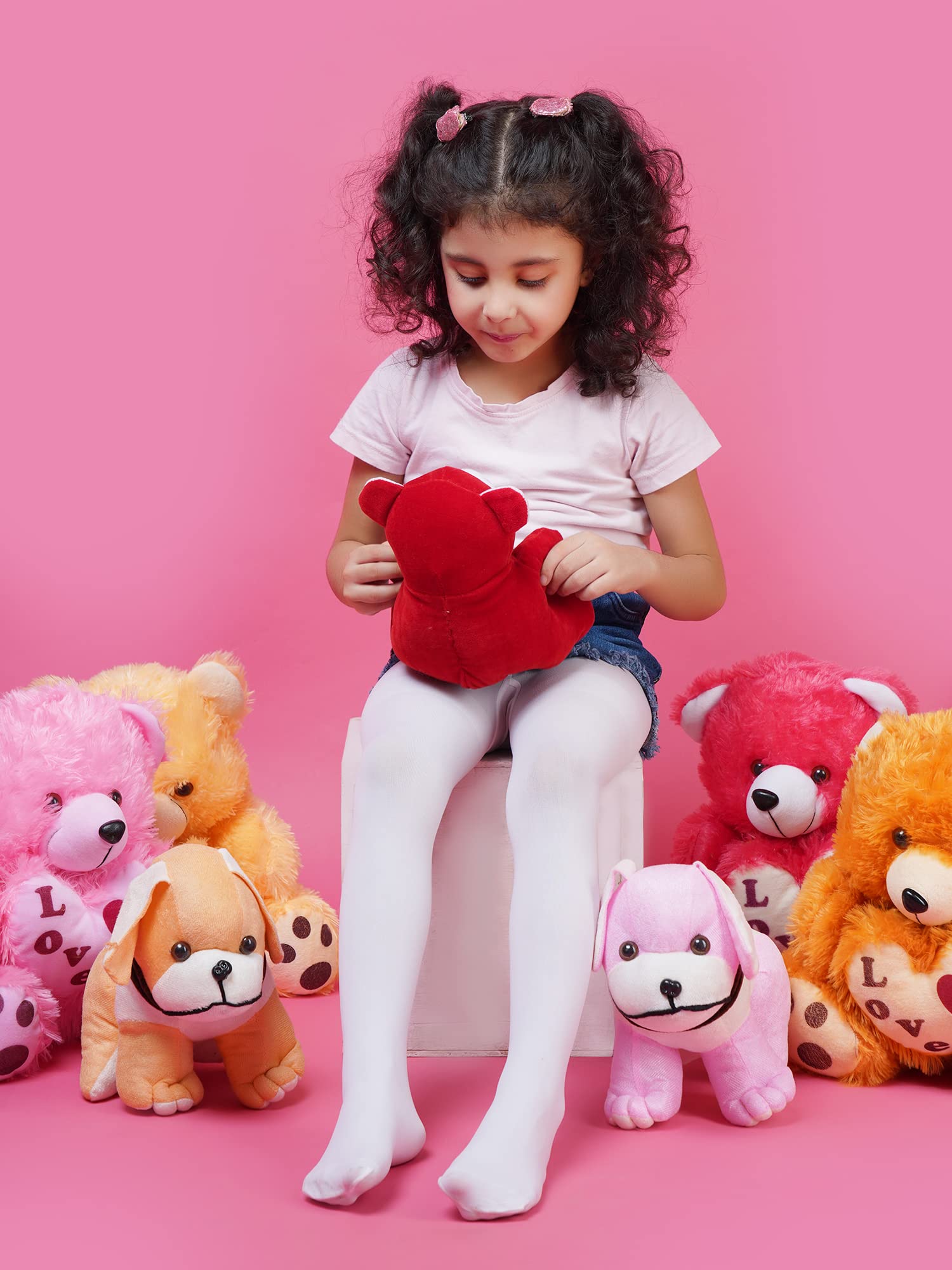 NEXT2SKIN Girls Spandex Tights - White - Image 5