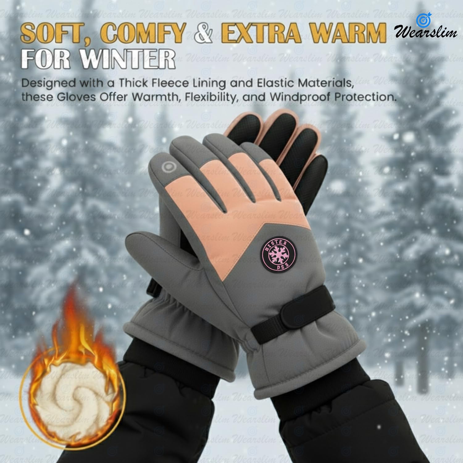 Wearslim Thermal Winter Gloves Waterproof - Image 4