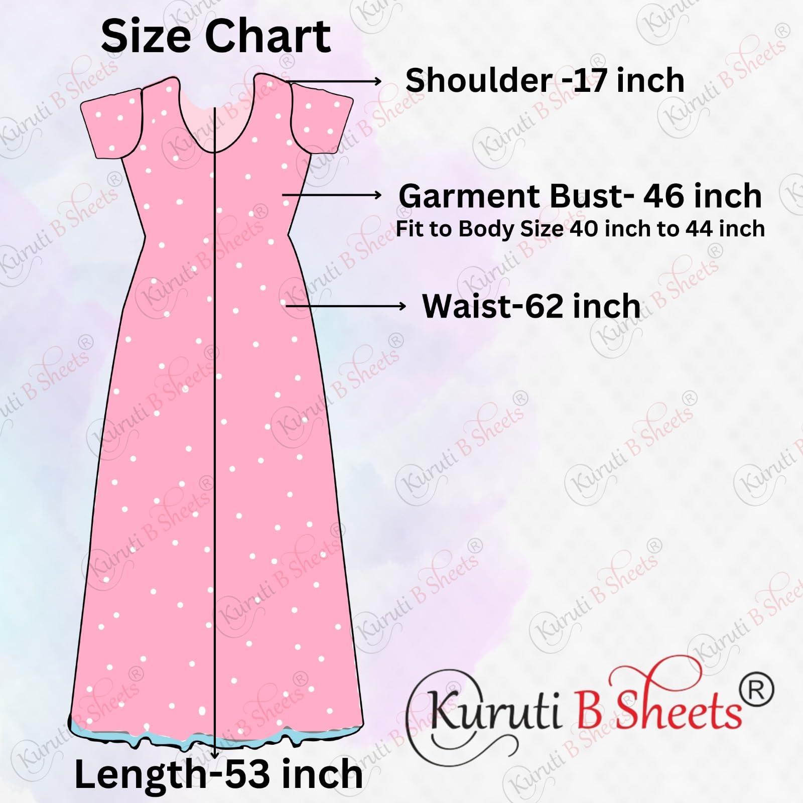 Kuruti Women's Cotton Printed Nighty - Image 4