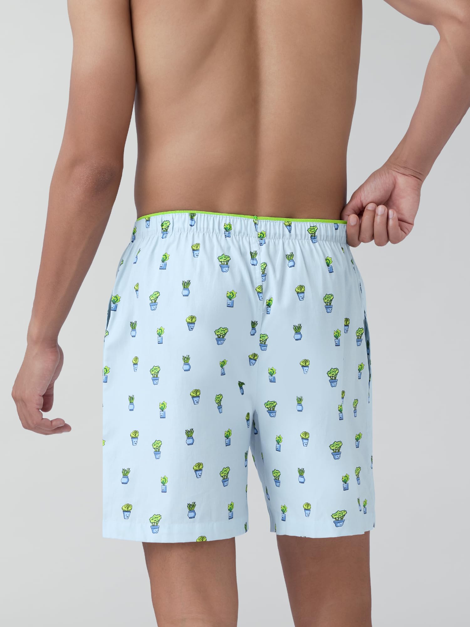 XYXX Men's Cotton Boxers - Green - Image 5