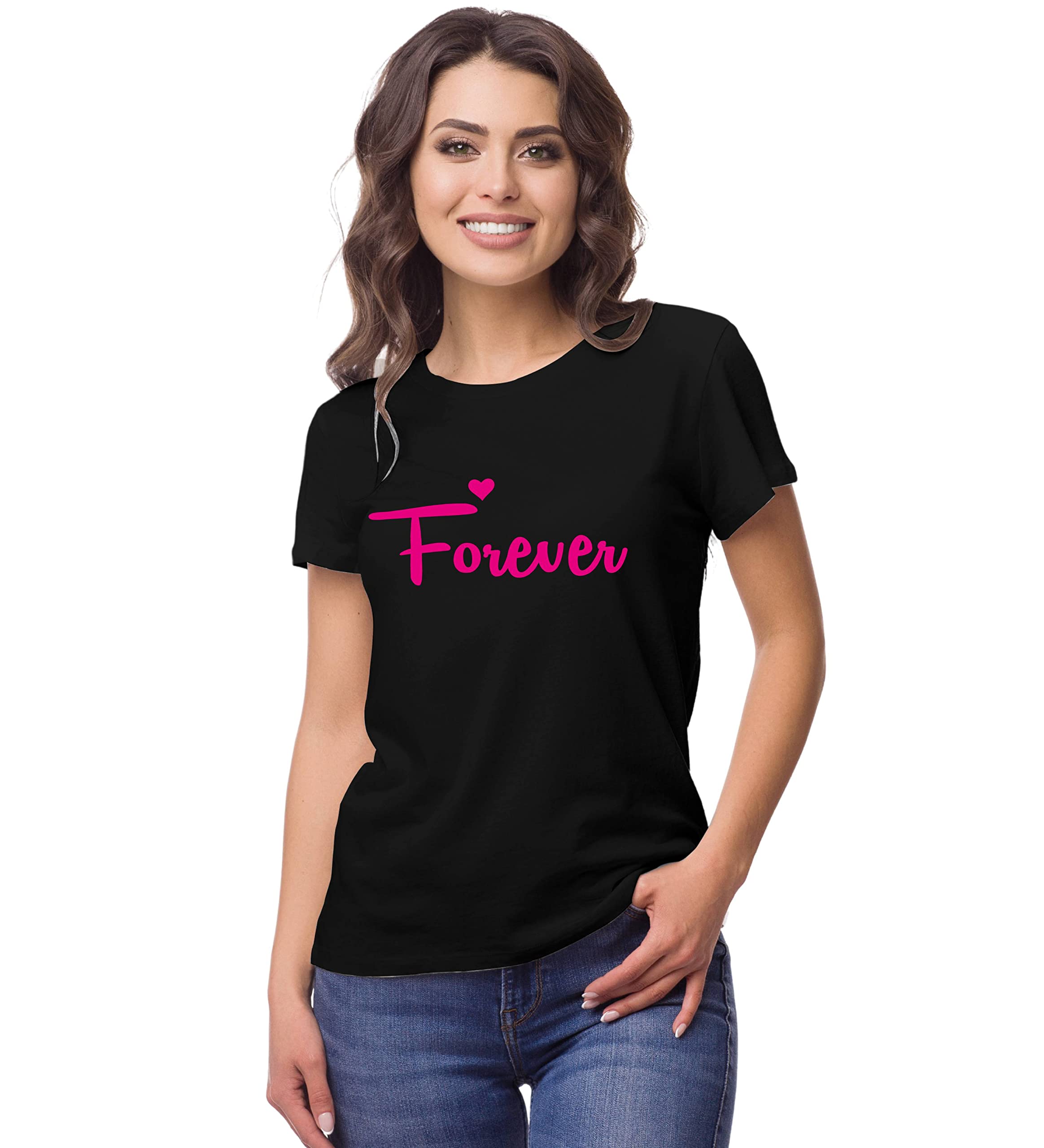 Hangout Hub Round Neck T Shirt for Men & Women - Black - Image 3