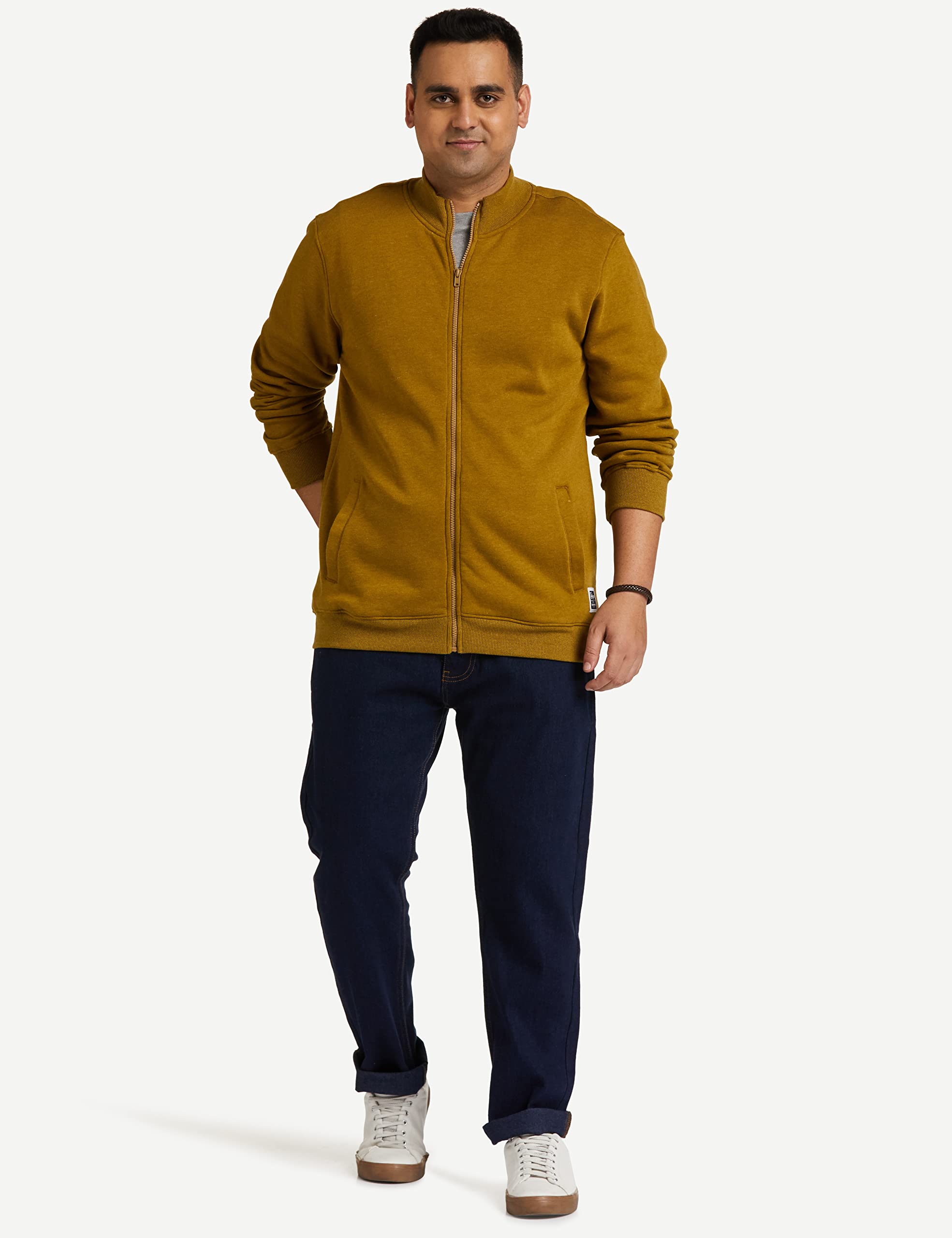 Symbol Men's Cotton Blend Sweatshirt - Ecru Olive Mel - Image 5