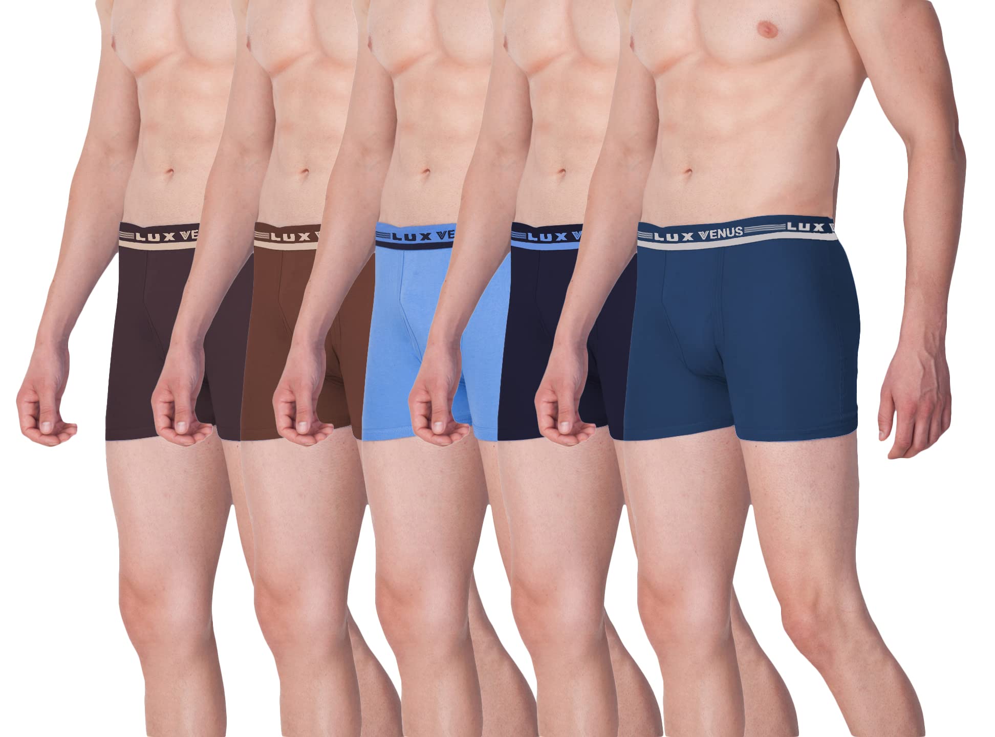 LUX VENUS Men's Cotton Drawers - Multicolour