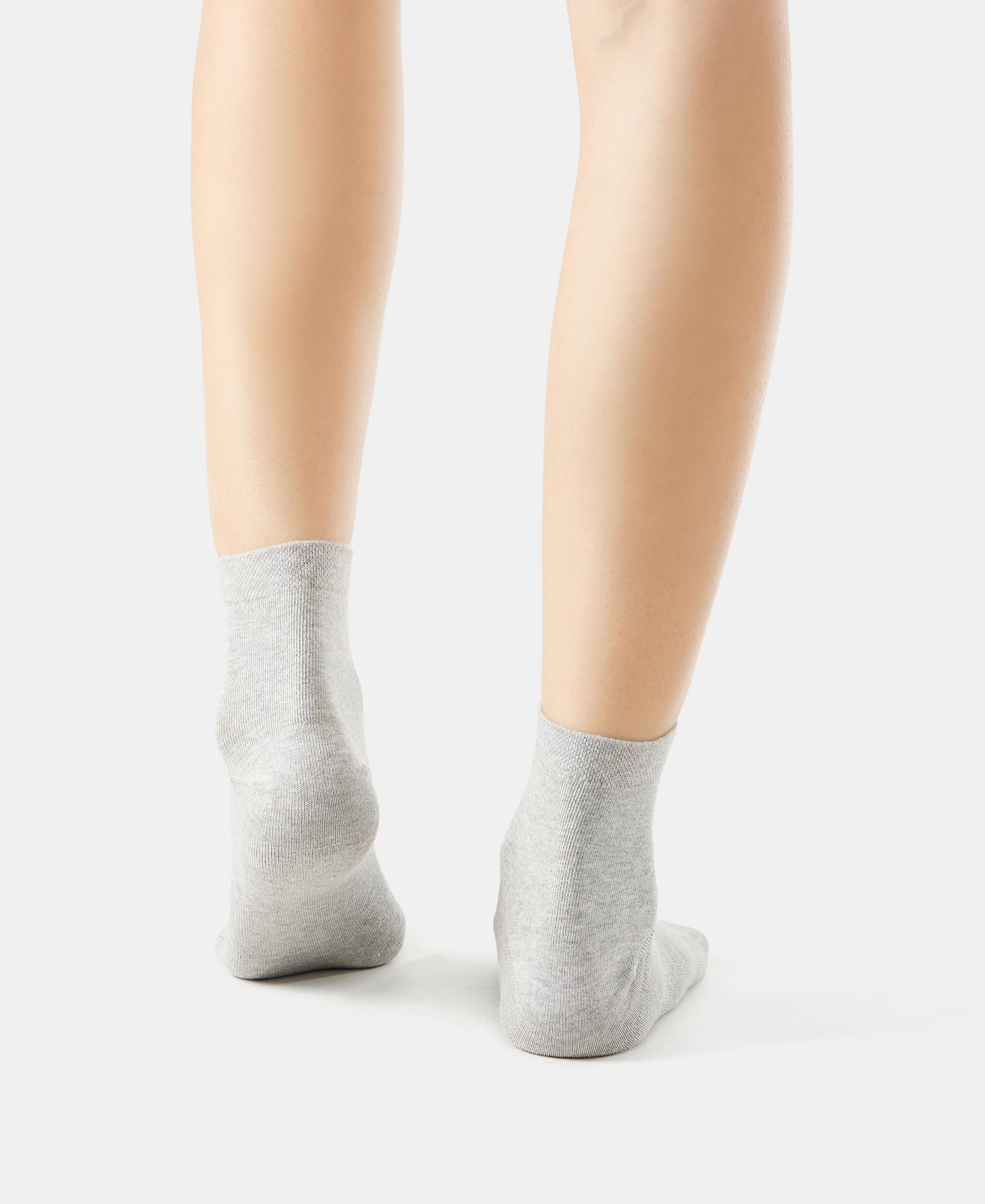 Jockey Women's Ankle Length Cotton Socks - Grey - Image 5