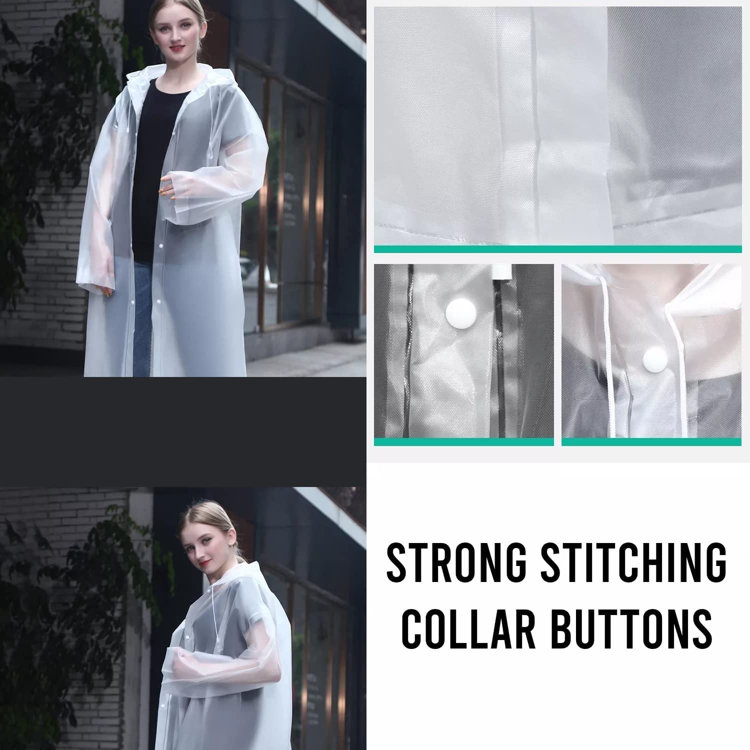 HACER EVA Waterproof Unisex Raincoat - Image 3