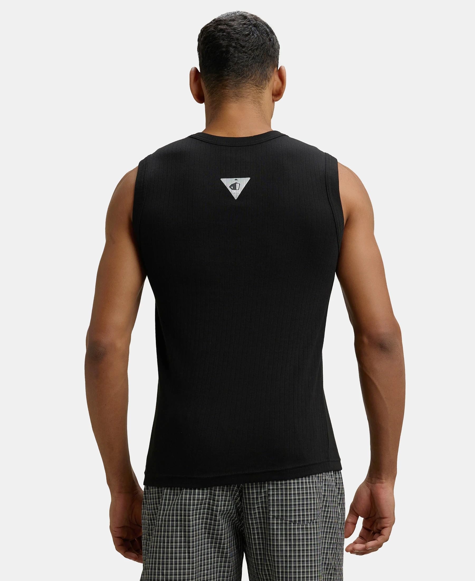 Jockey Men's Black Muscle Vest - Image 4
