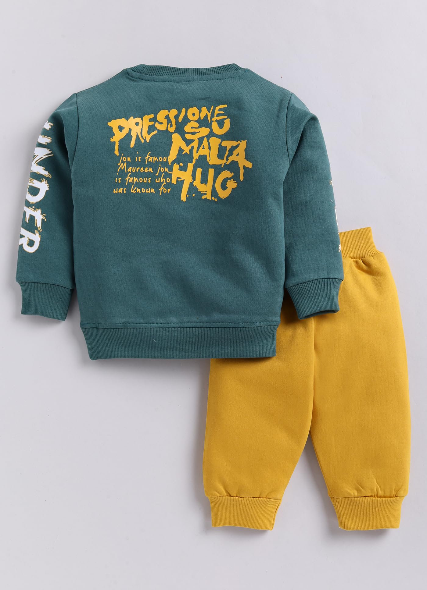 MI Kidz Cotton Winter Sweatshirt and Pant Set for Boys - Image 2