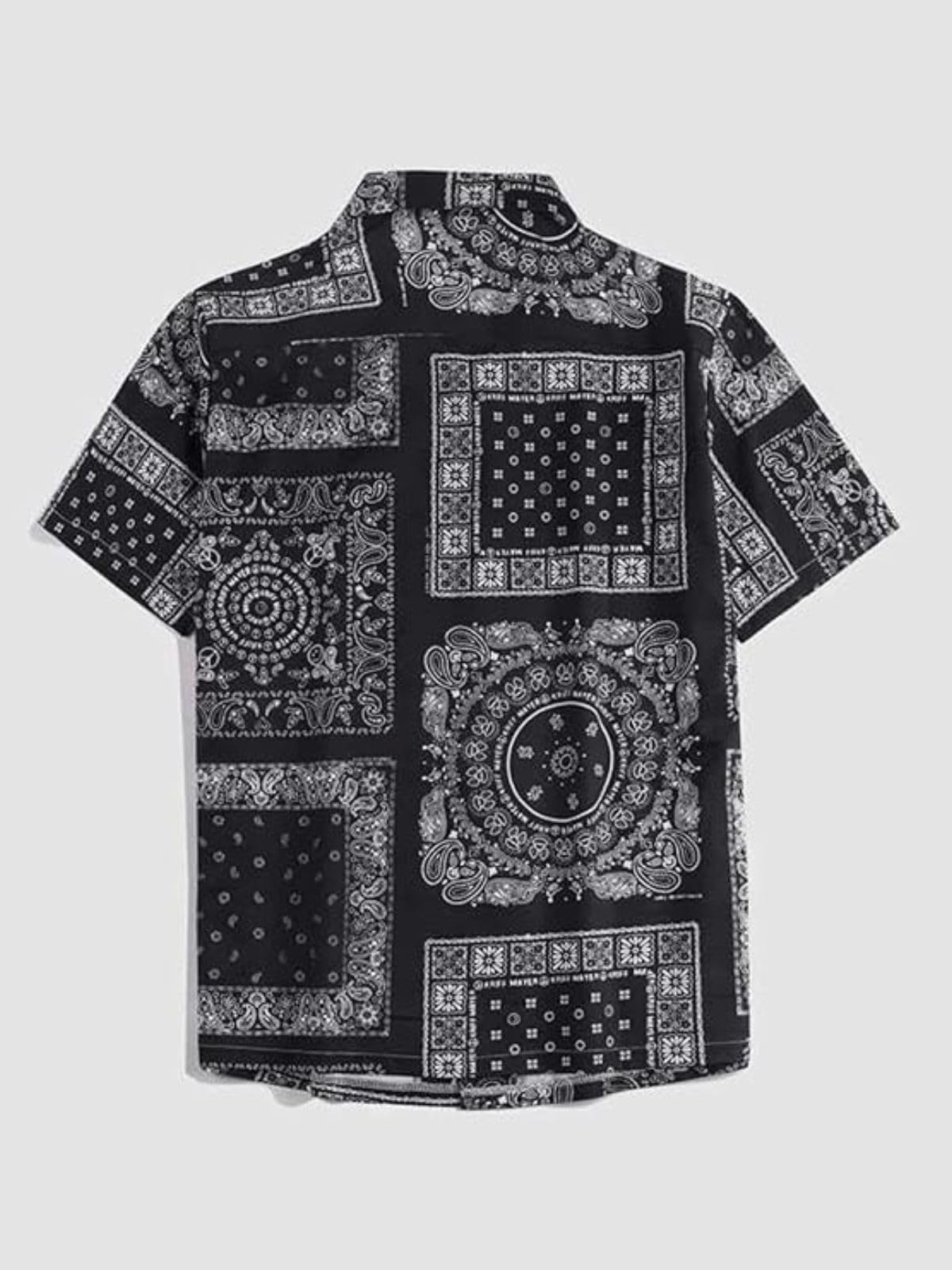 Men's Tropical Print Shirt - Rayon - Image 5