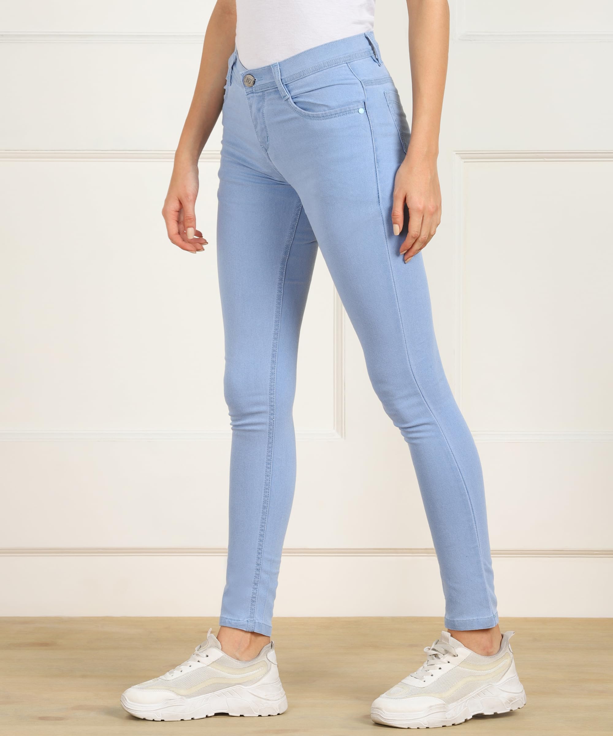 Nifty Women's Denim Jeans - Sky Blue - Image 3