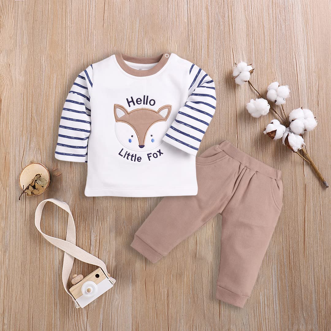 BABY GO Full Sleeves Cotton Clothing Set for Baby Boys - Image 2