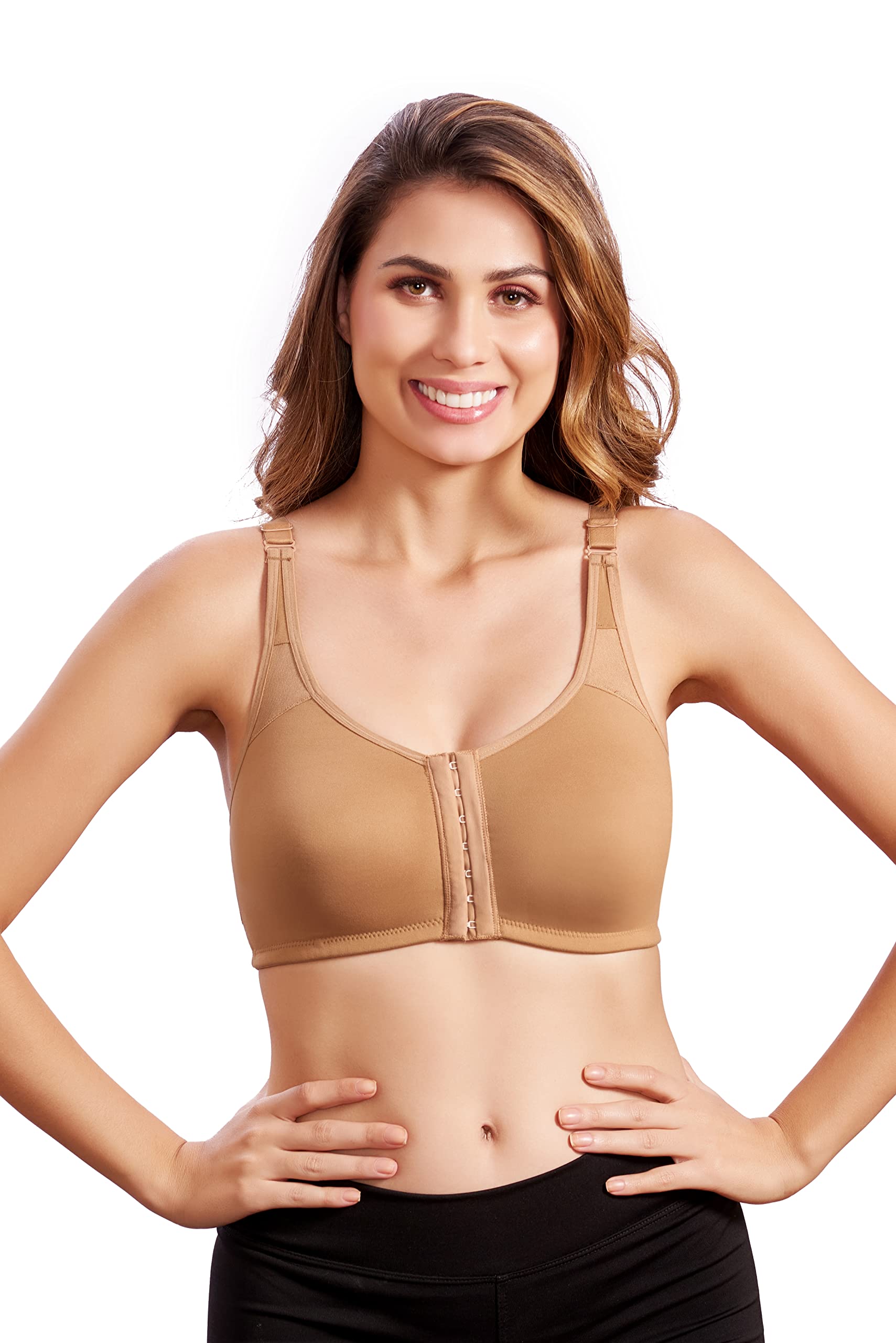 MAROON Women Cotton Brushed Lycra Bra - Maroon - Image 2