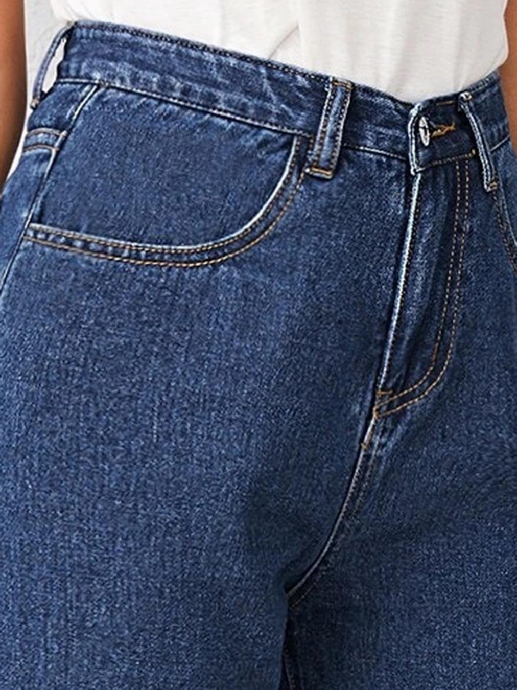 KOTTY Women's High Rise Jeans - Blue - Image 4